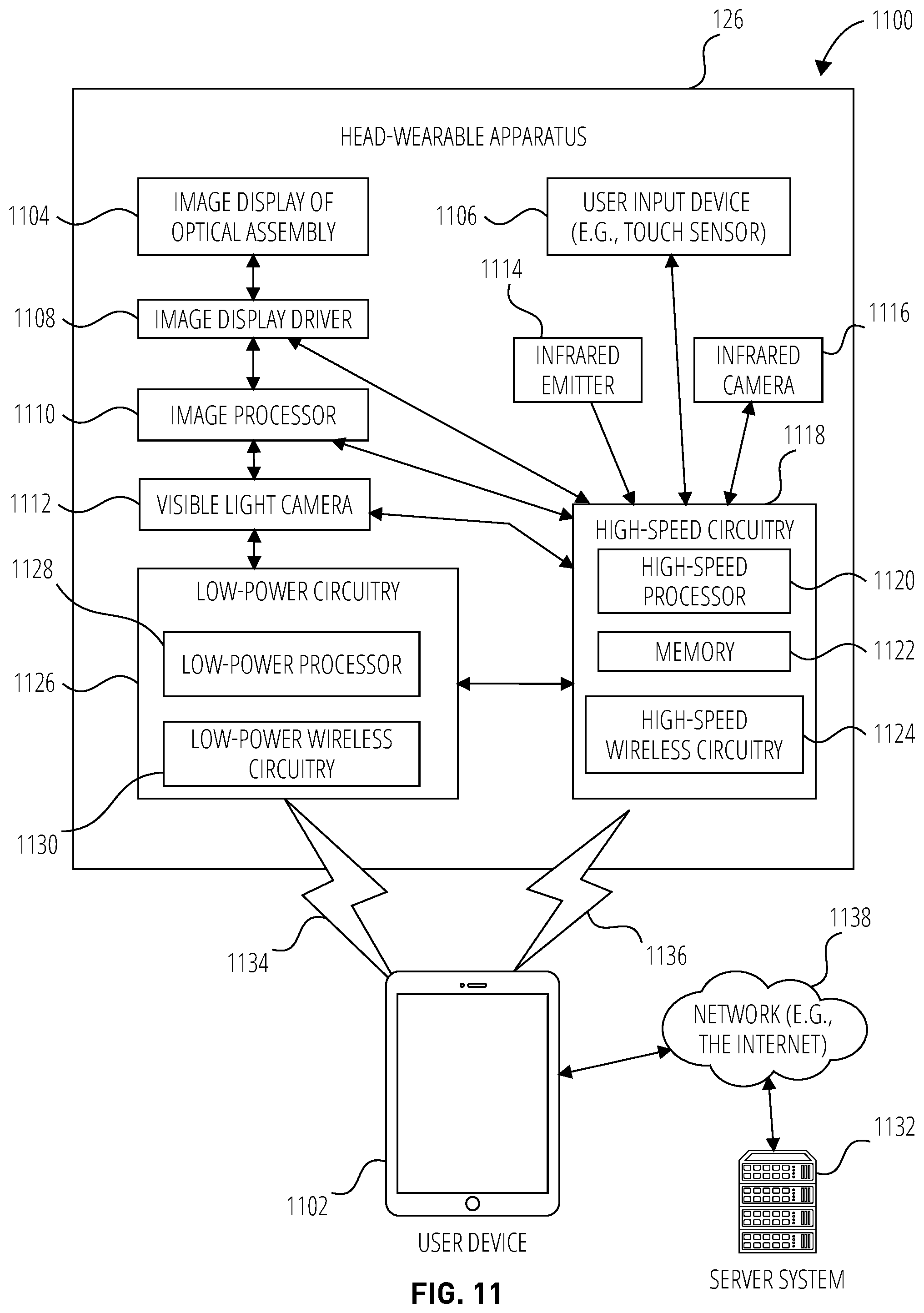 Patent US12360649 Figure 10 – Context cards for media supplementation