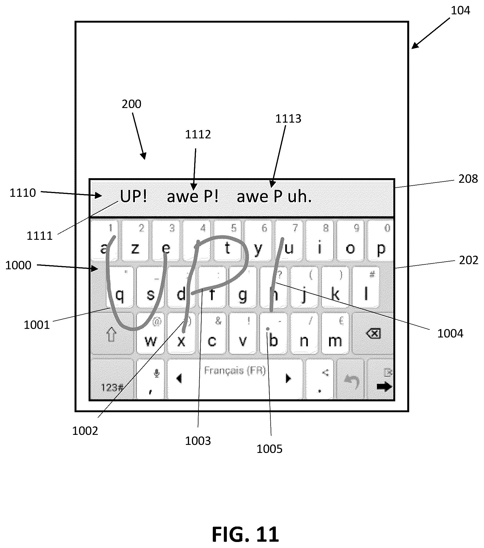 Patent US12360662 Figure 10 – System and method for multiple input management