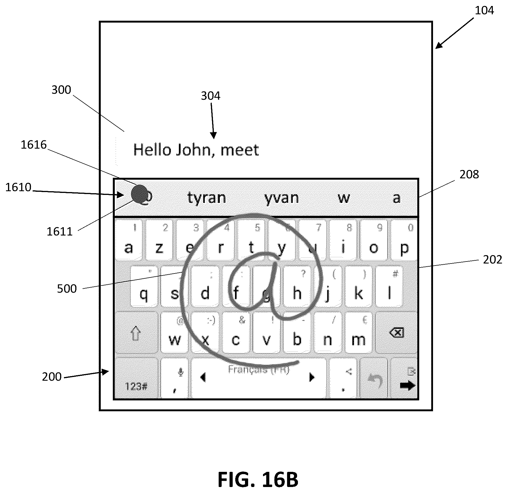 Patent US12360662 Figure 16 – System and method for multiple input management
