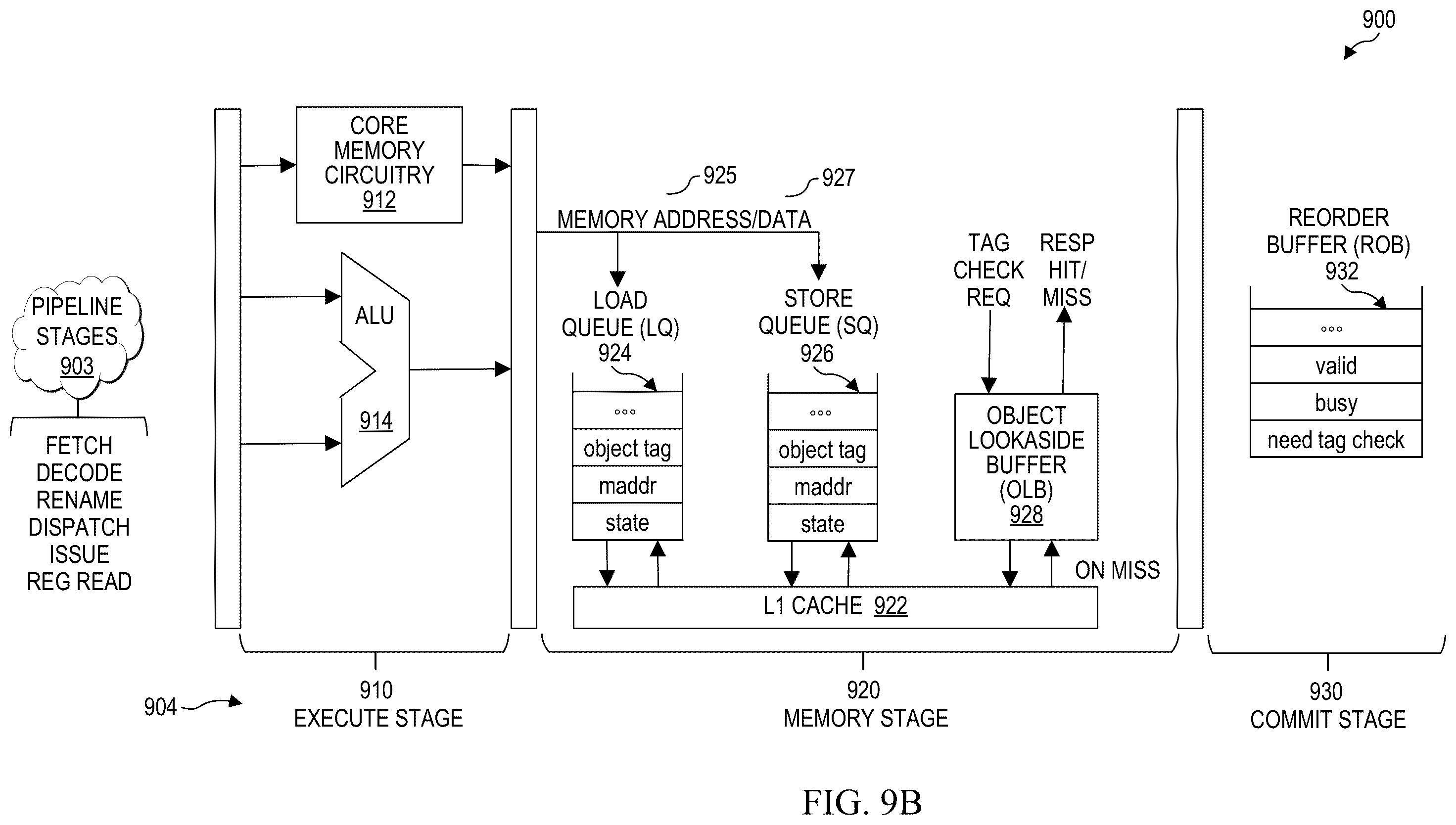 Patent US12360689 Figure 10 – Efficient caching and queueing for per-allocation non-redundant metadata