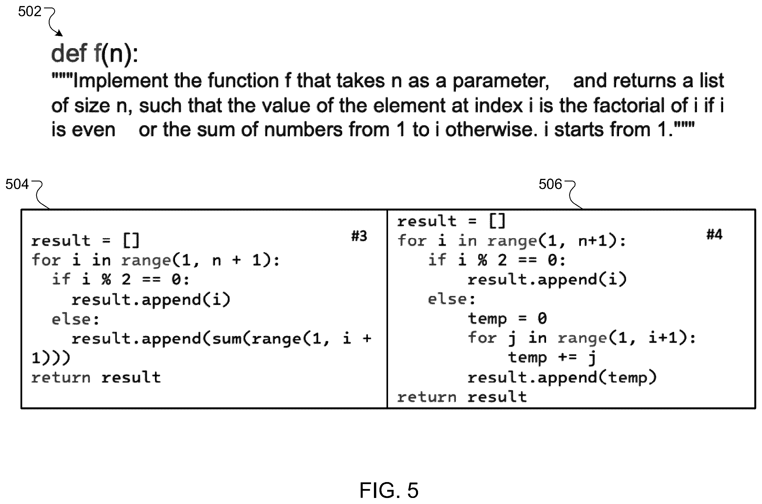 Patent US12360743 Figure 5 – Neural network systems for source code generation and ranking