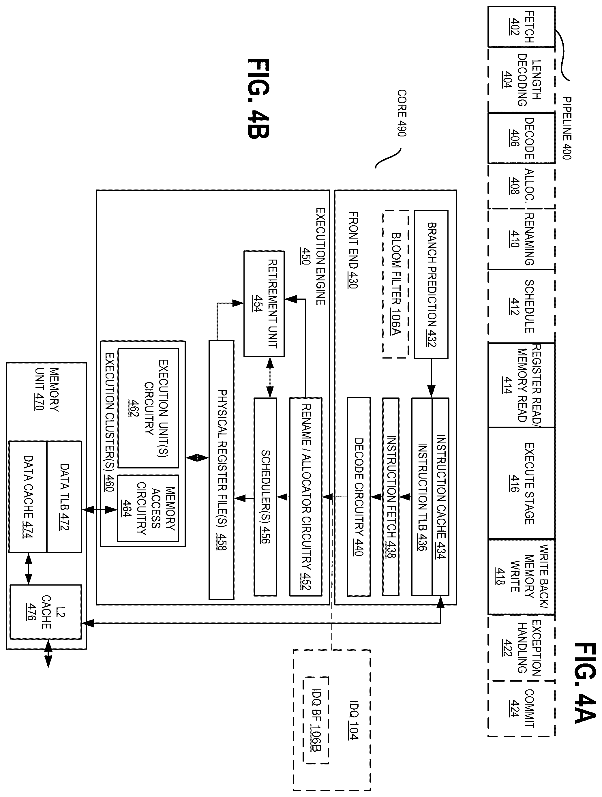 Patent US12360768 Figure 4 – Throttling code fetch for speculative code paths