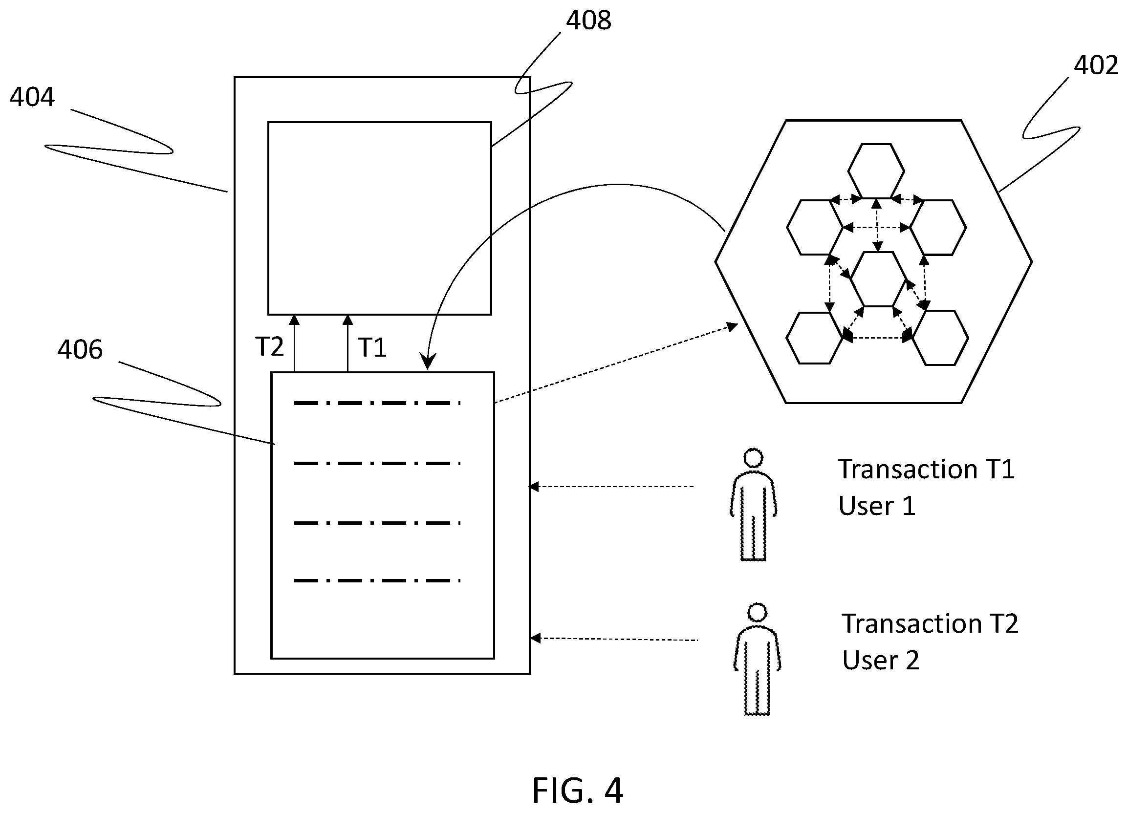 Patent US12360799 Figure 4 – Computer network transaction sequencing method and system