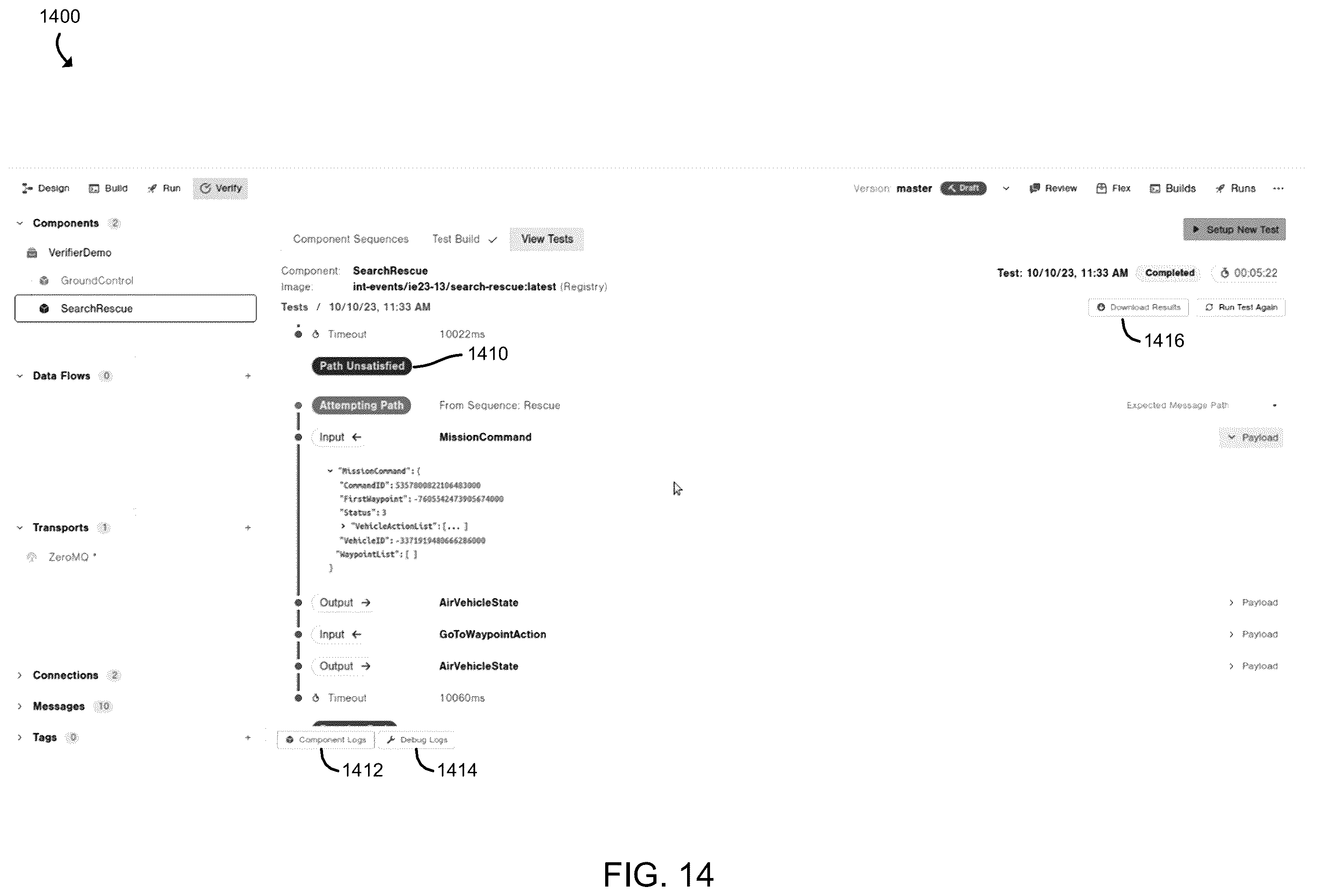 Patent US12360879 Figure 14 – Technologies for verifying operations of software components