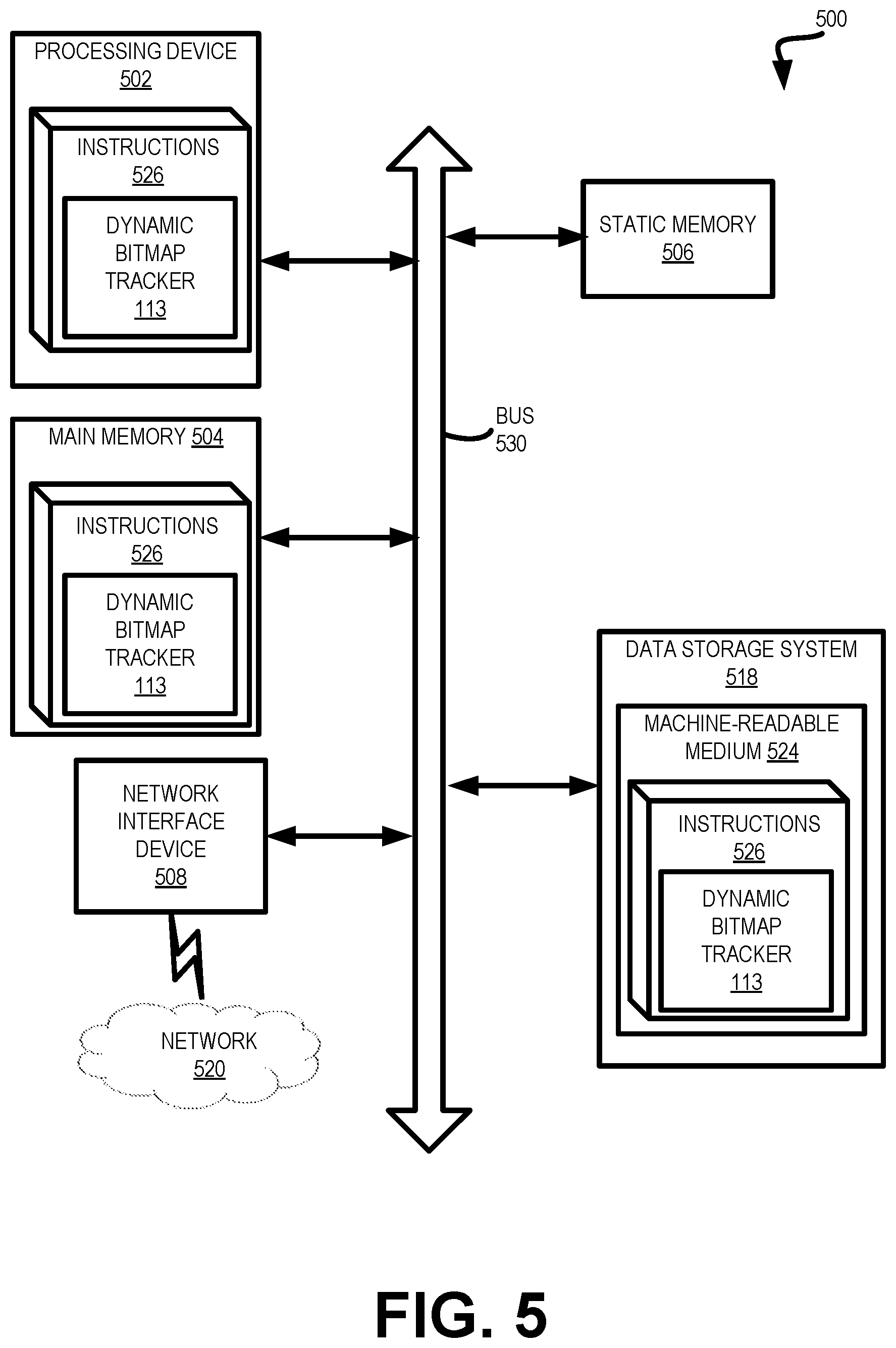 Patent US12360914 Figure 8 – Dynamic updates to logical-to-physical address translation table bitmaps