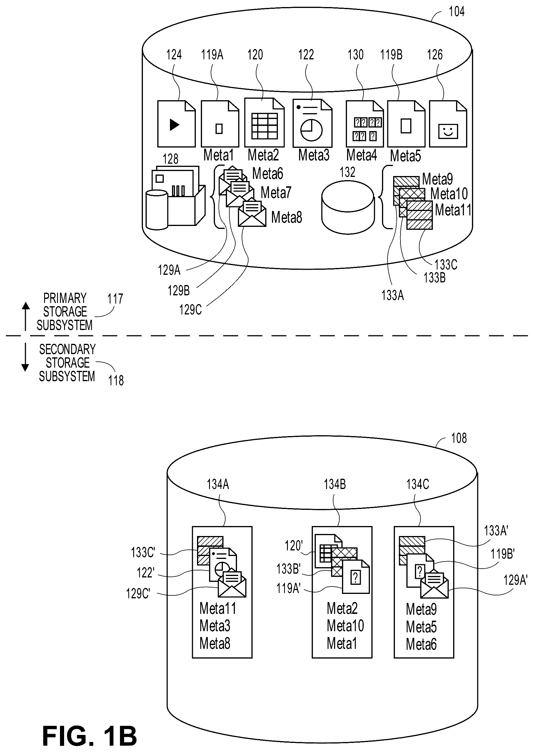 Patent US12360942 Figure 2 – Selection of a simulated archiving plan for a desired dataset