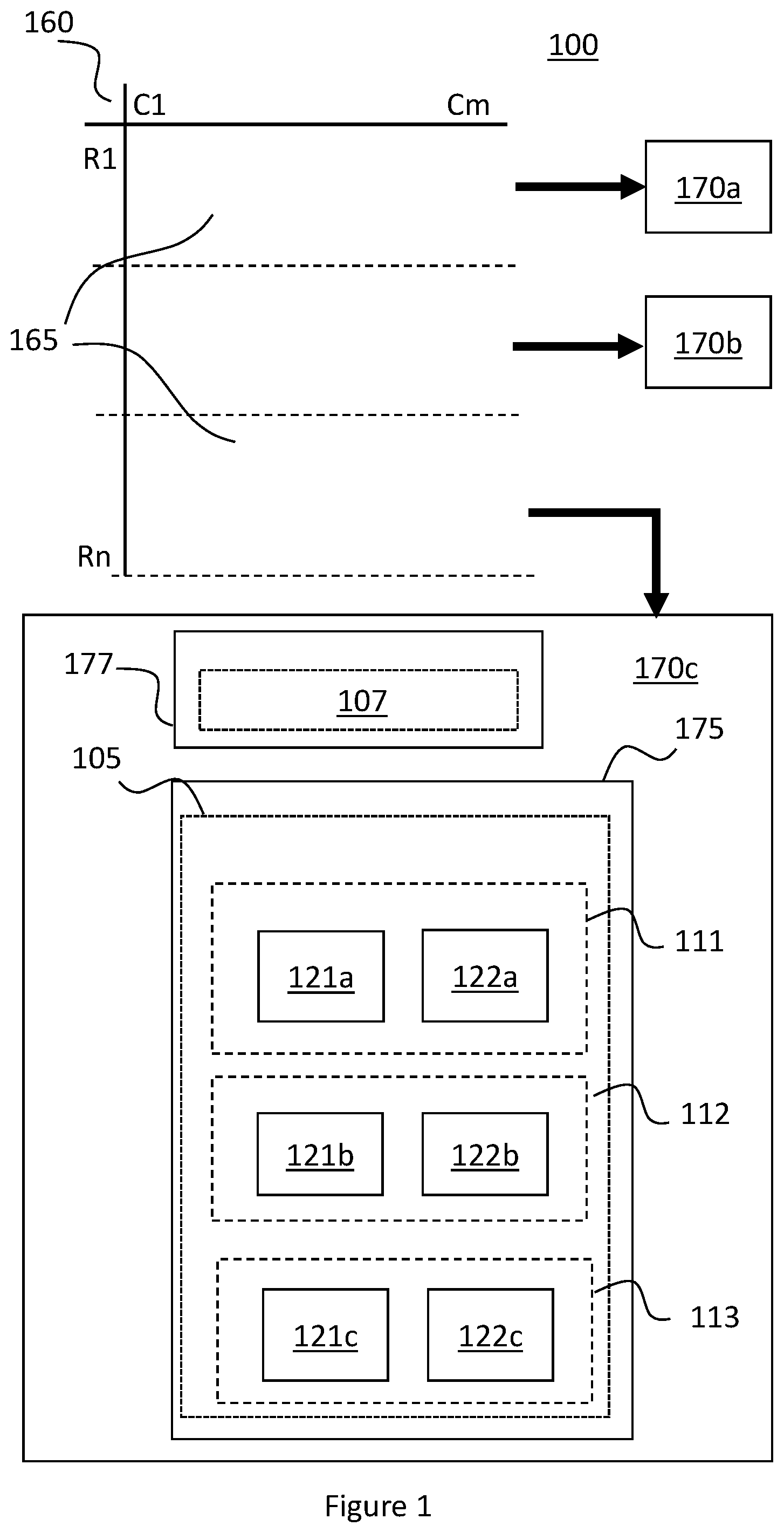 Patent US12360966 Figure 1 – Method of processing data to be written to a database