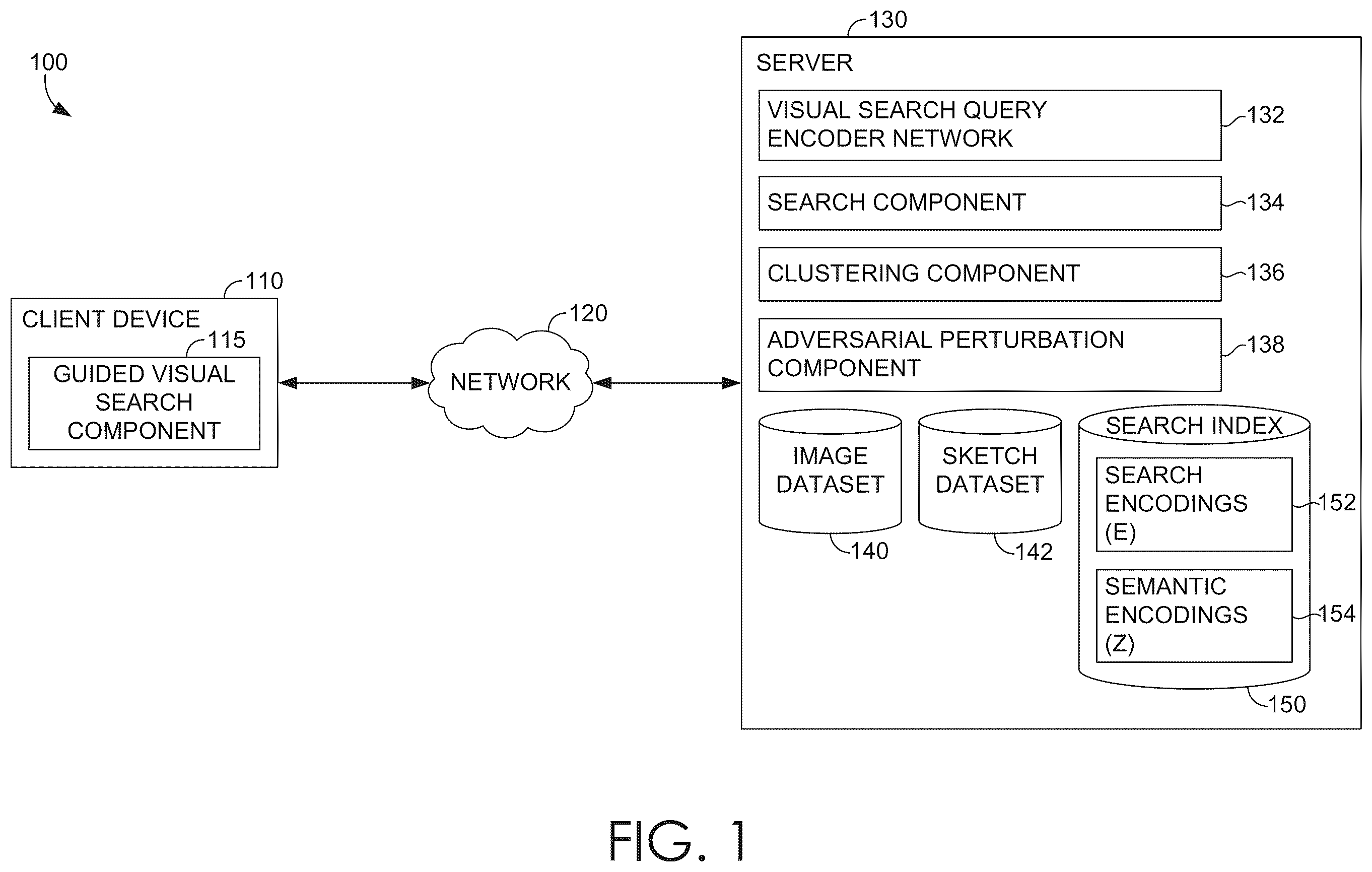 Patent US12361013 Figure 1 – Guided content discovery in visual search