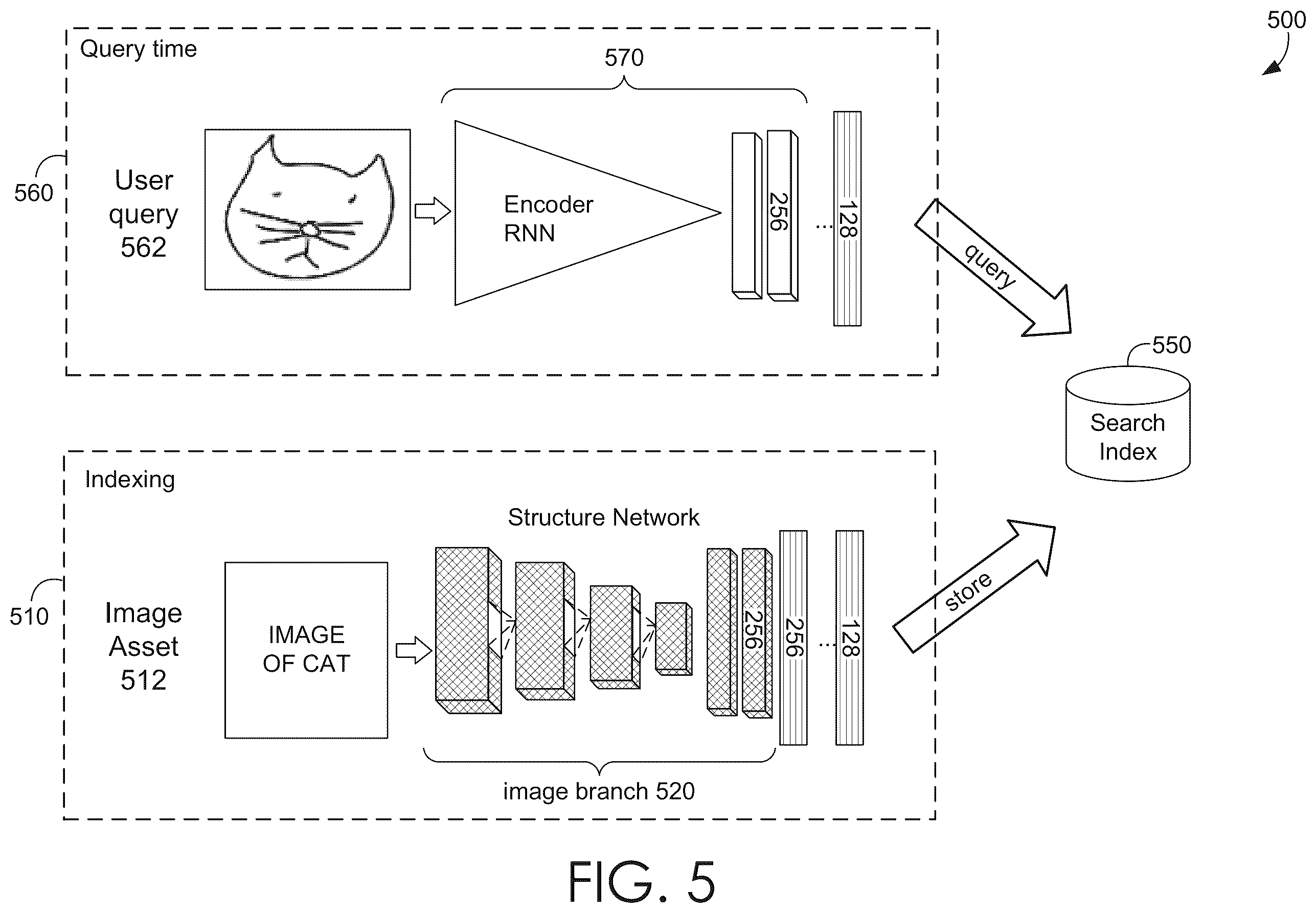 Patent US12361013 Figure 5 – Guided content discovery in visual search