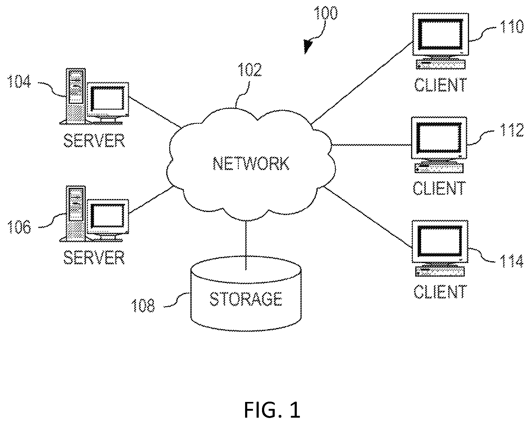 Patent US12361025 Figure 1 – Hierarchical data