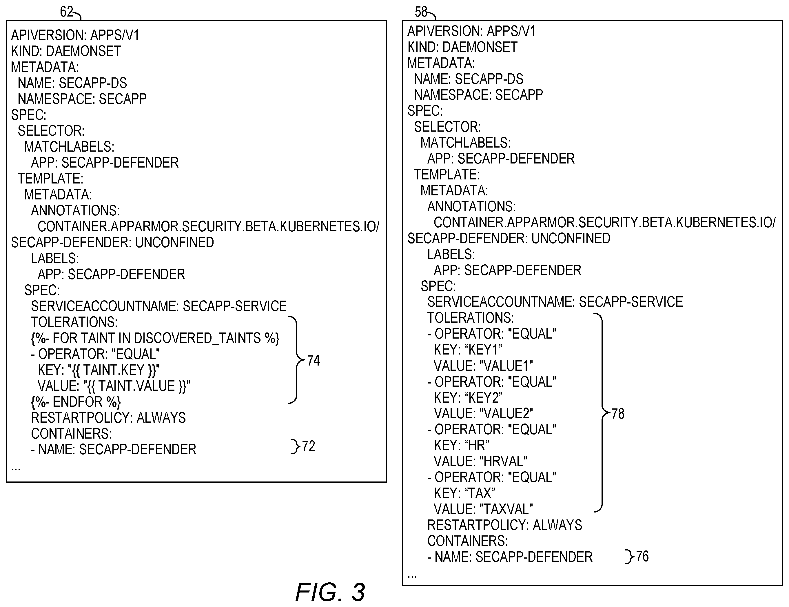 Patent US12361028 Figure 4 – Dynamic generation and deployment of a container group specification that matches a taint