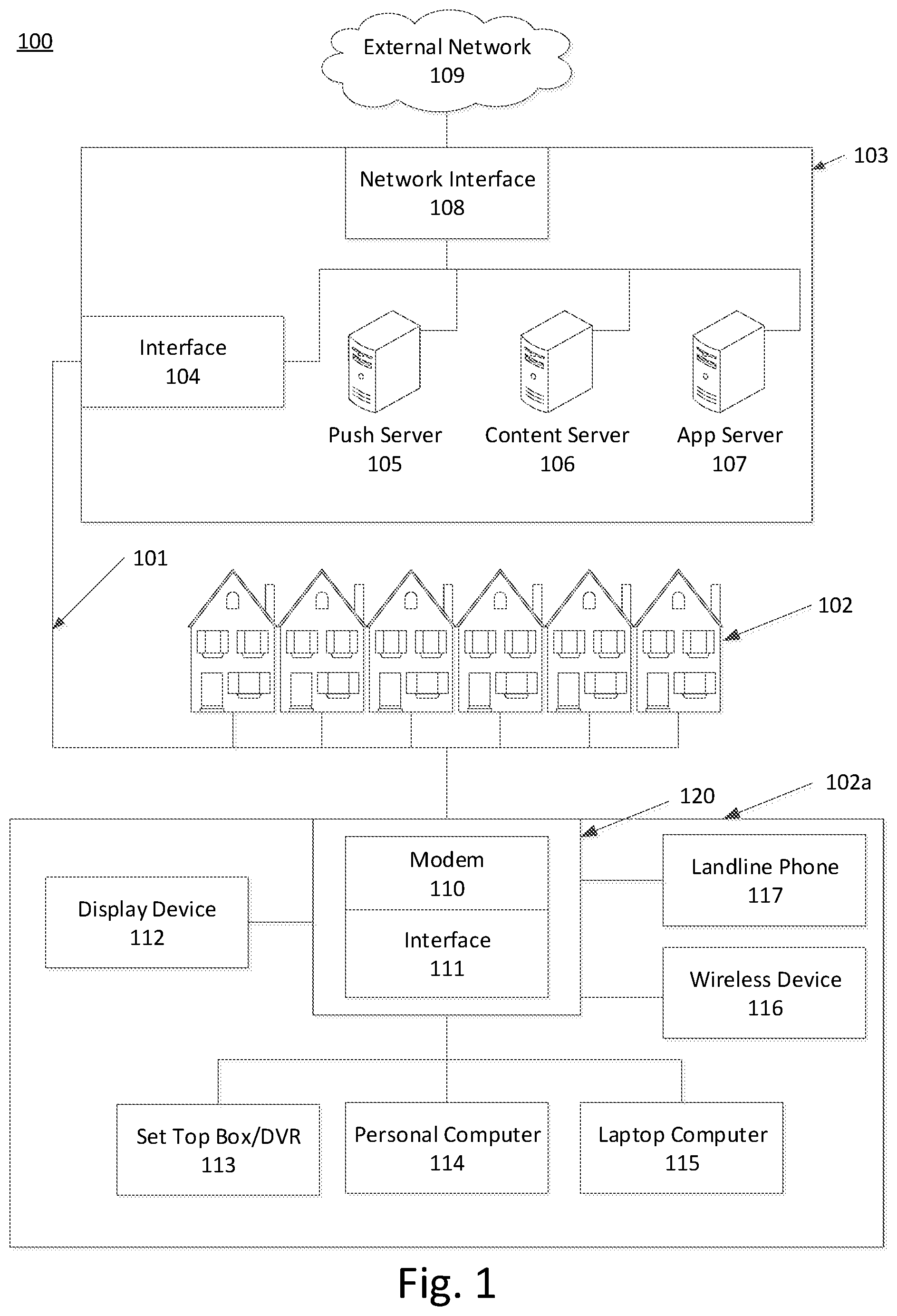 Patent US12361049 Figure 1 – Dynamic content recommendations