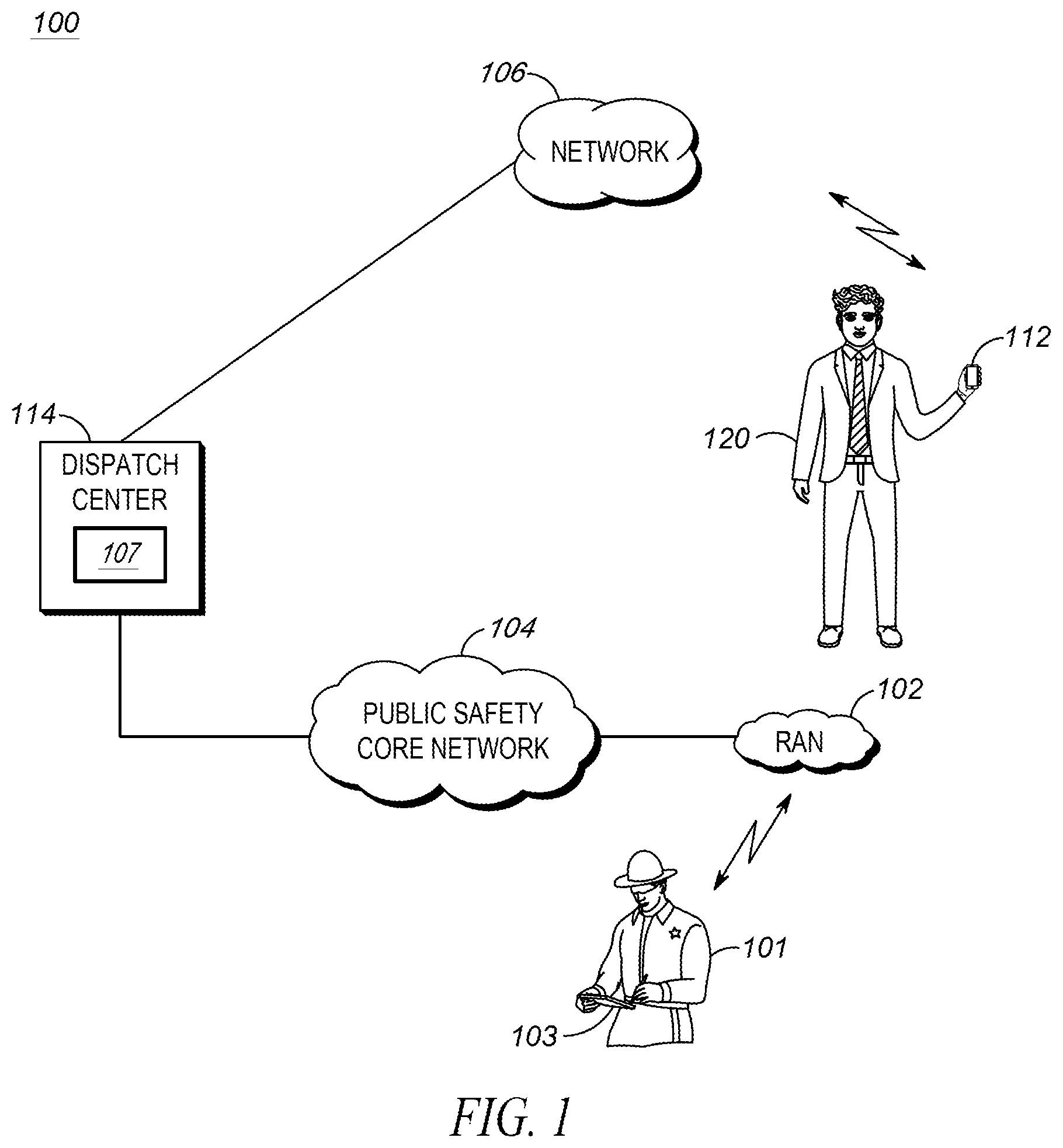 Patent US12361054 Figure 1 – Method and apparatus for assigning a reliability score for tip submissions