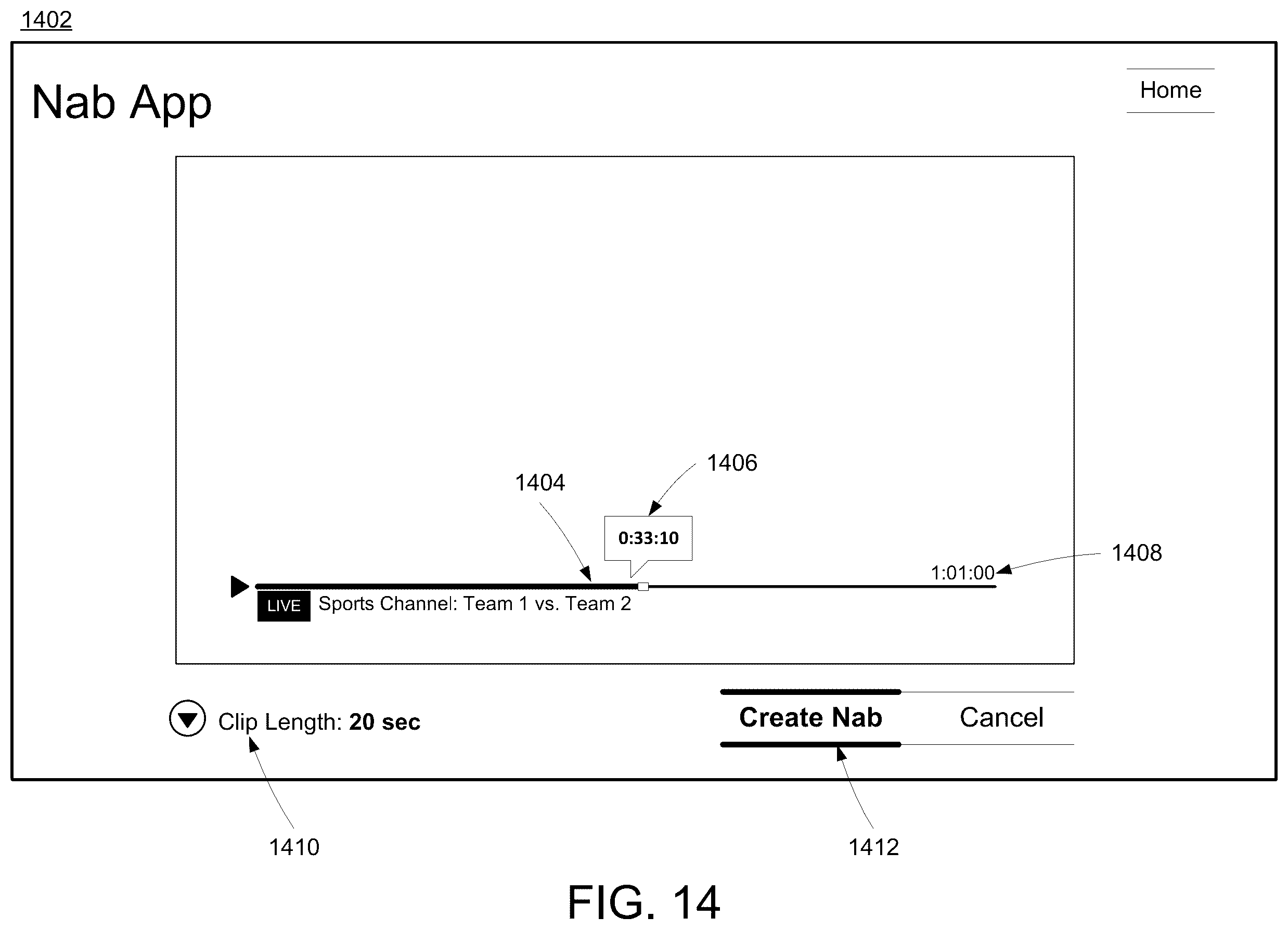 Patent US12361062 Figure 14 – Selecting and sharing content