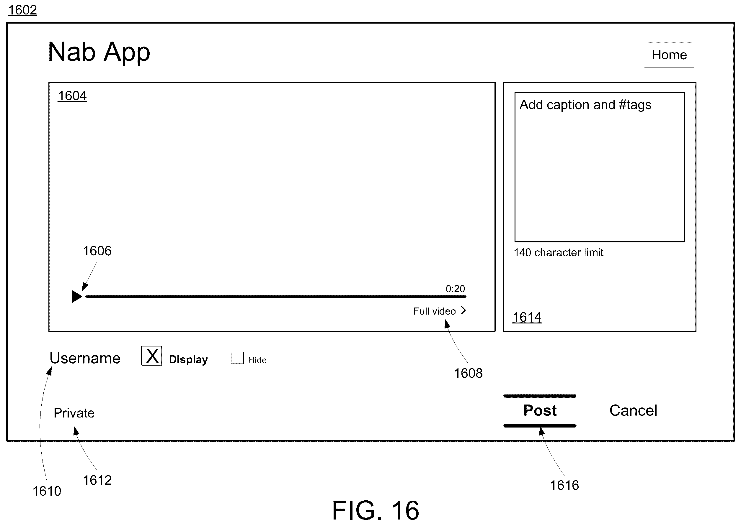 Patent US12361062 Figure 16 – Selecting and sharing content