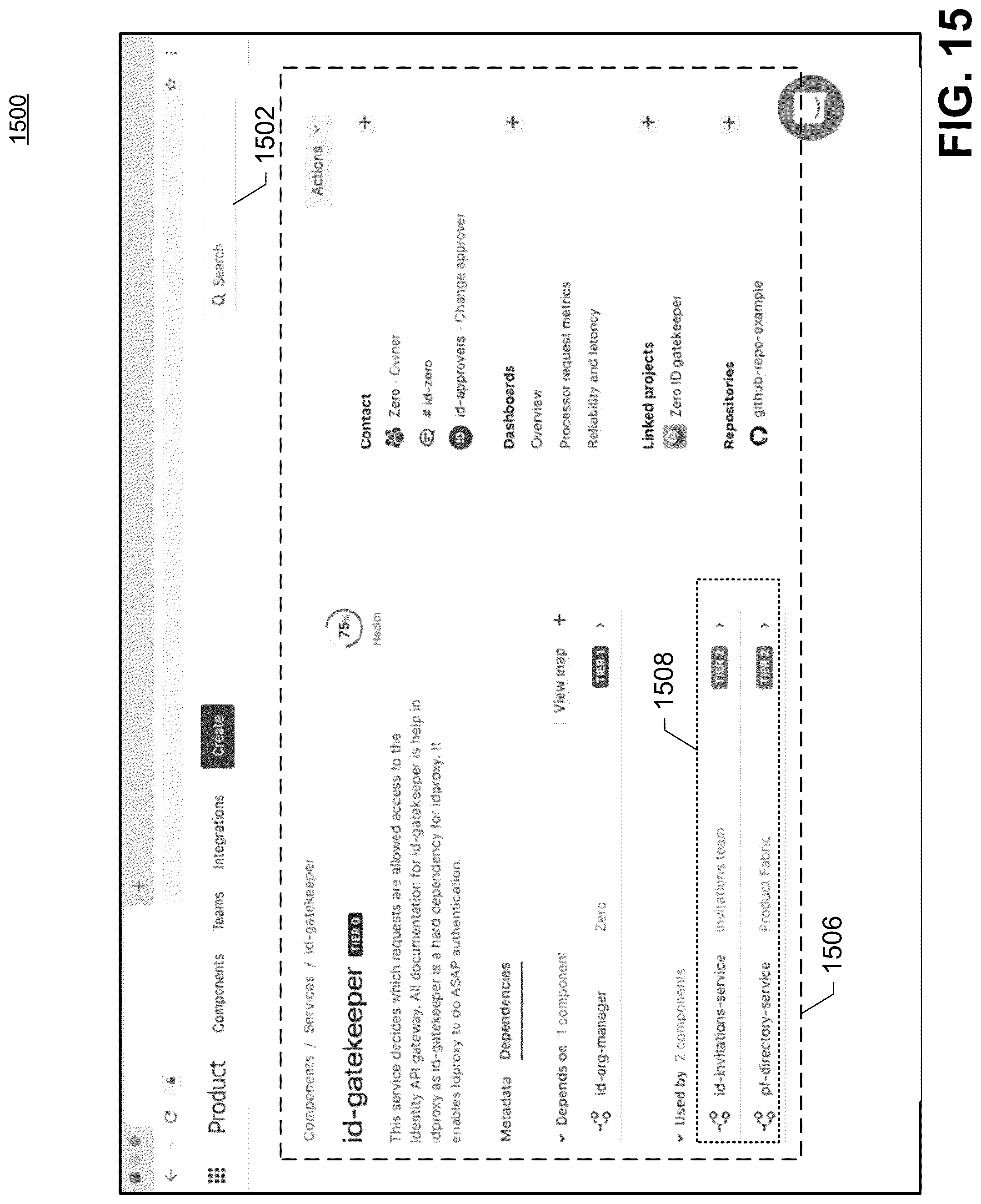 Patent US12361066 Figure 16 – Apparatuses, methods, and computer program products for generating interaction vectors within a multi-component system