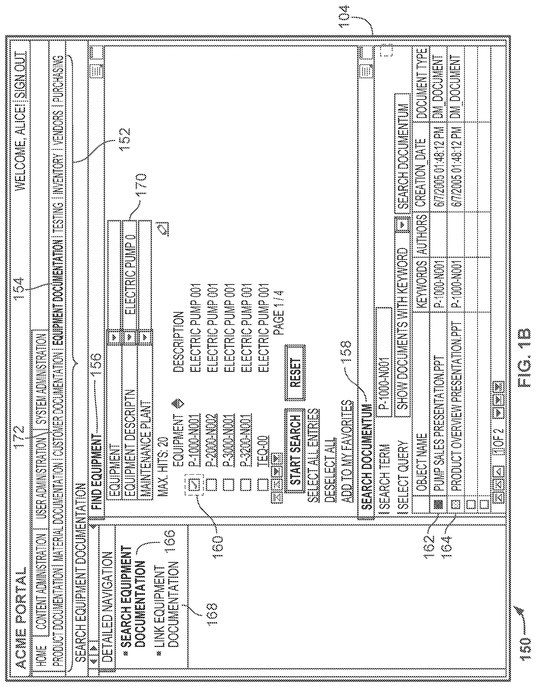 Patent US12361067 Figure 2 – Linking business objects and documents