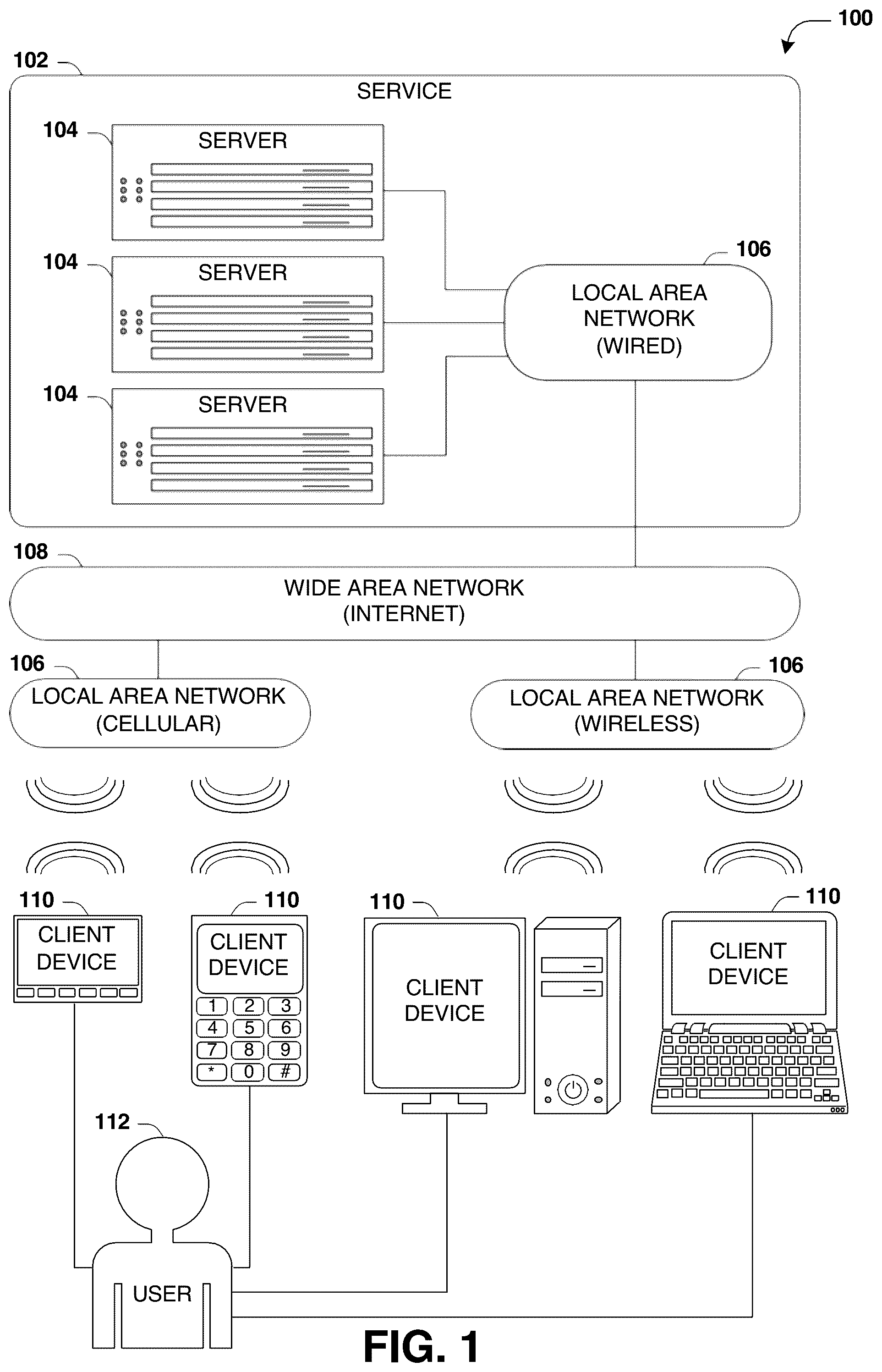 Patent US12361072 — Two-stage time-enriched system and method for query clustering — Figure 1