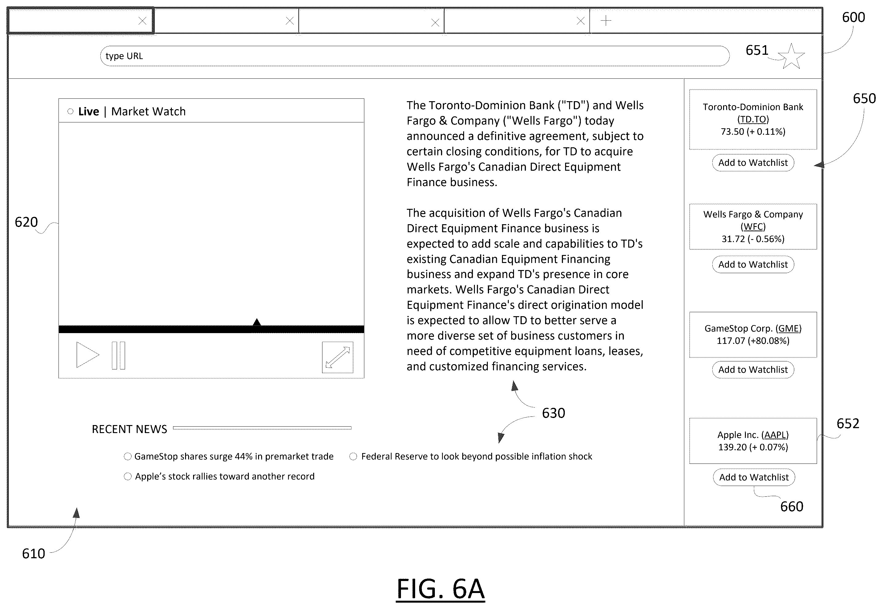 Patent US12361074 Figure 6 – System and method for controlling access to secure data records in a web browsing session
