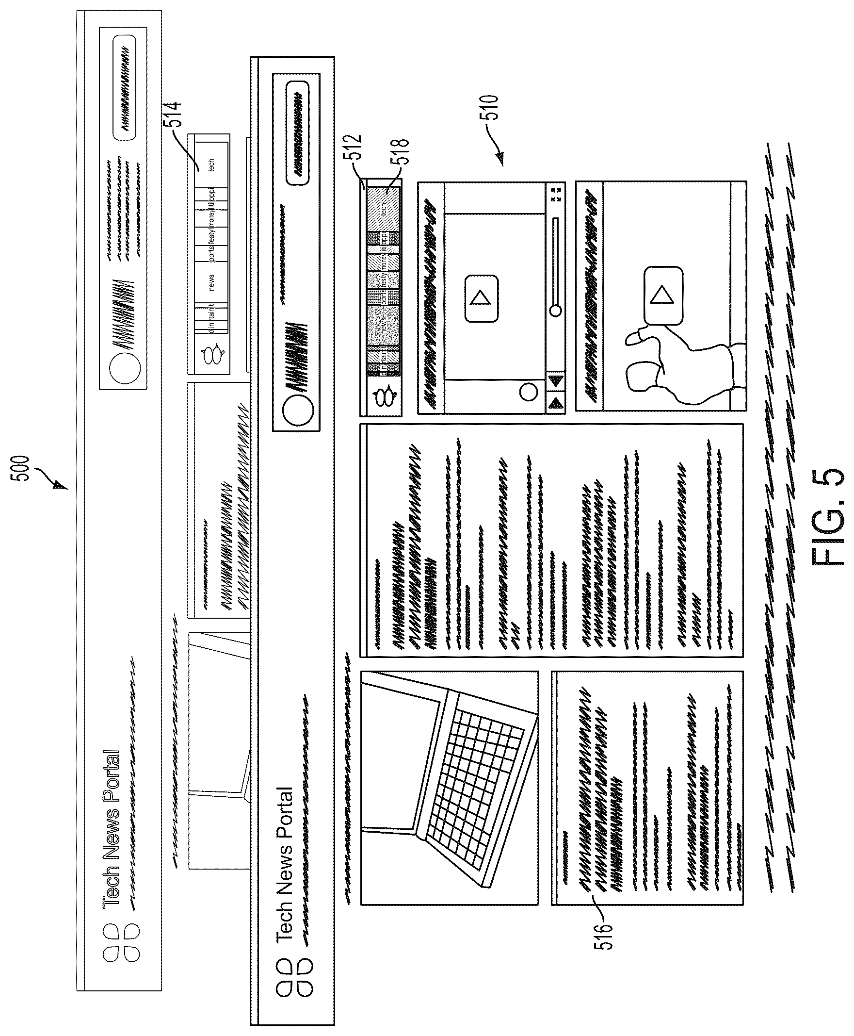 Patent US12361076 Figure 5 – Method and system for authorizing and enabling anonymous consumer internet personalization