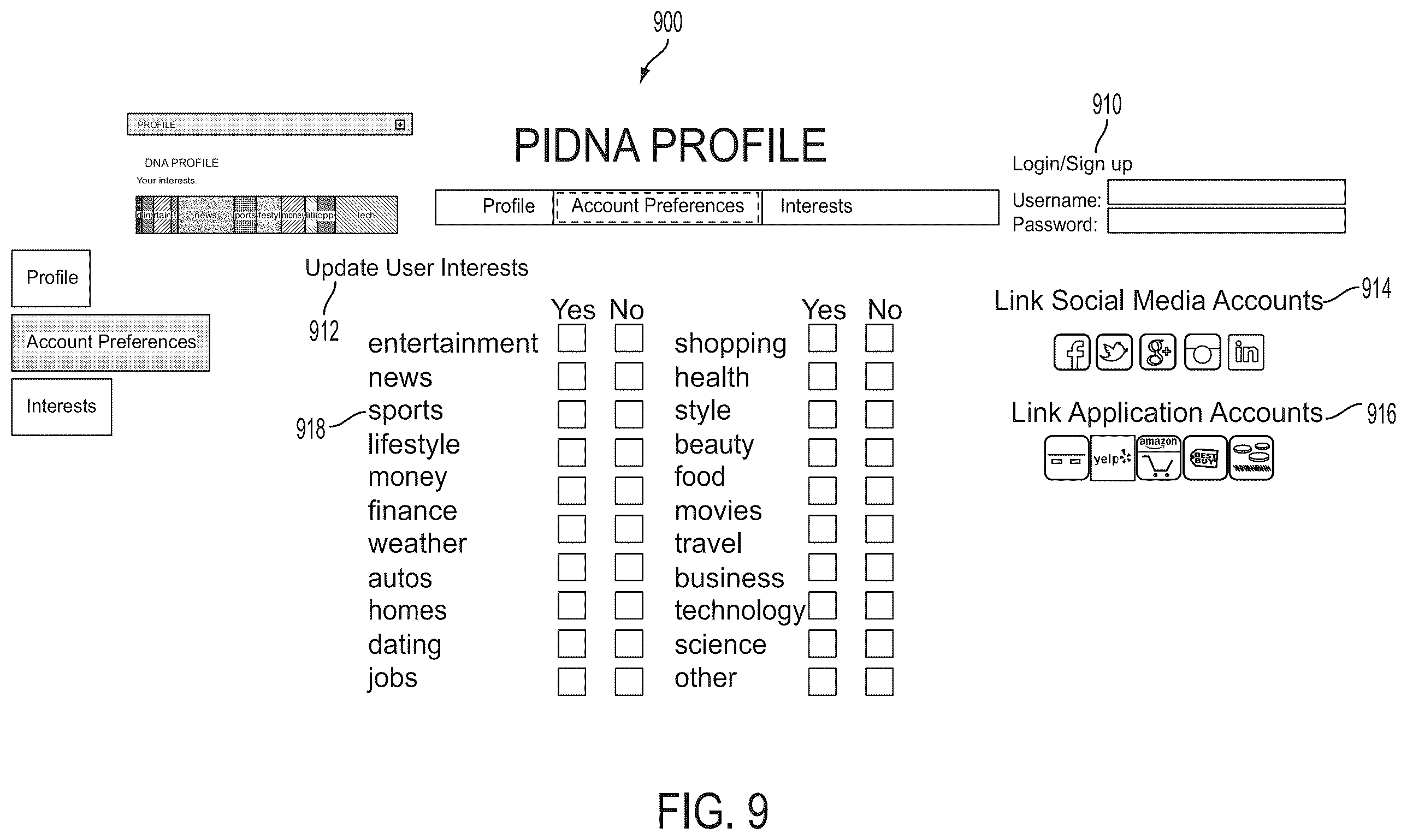 Patent US12361076 Figure 9 – Method and system for authorizing and enabling anonymous consumer internet personalization