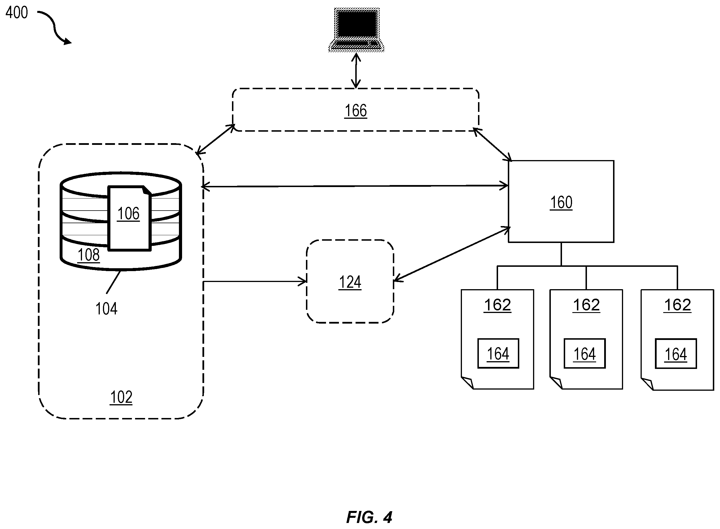 Patent US12361081 Figure 4 – Providing access with separate authentication to secure content in repositories