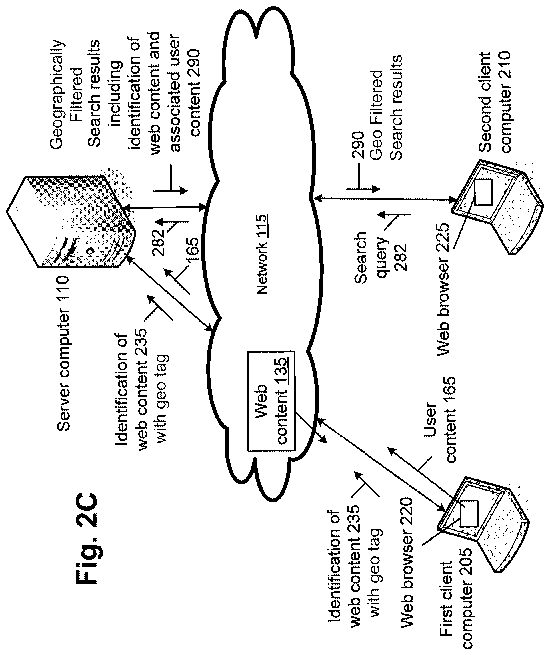 Patent US12361085 Figure 5 – Geographic location based feed