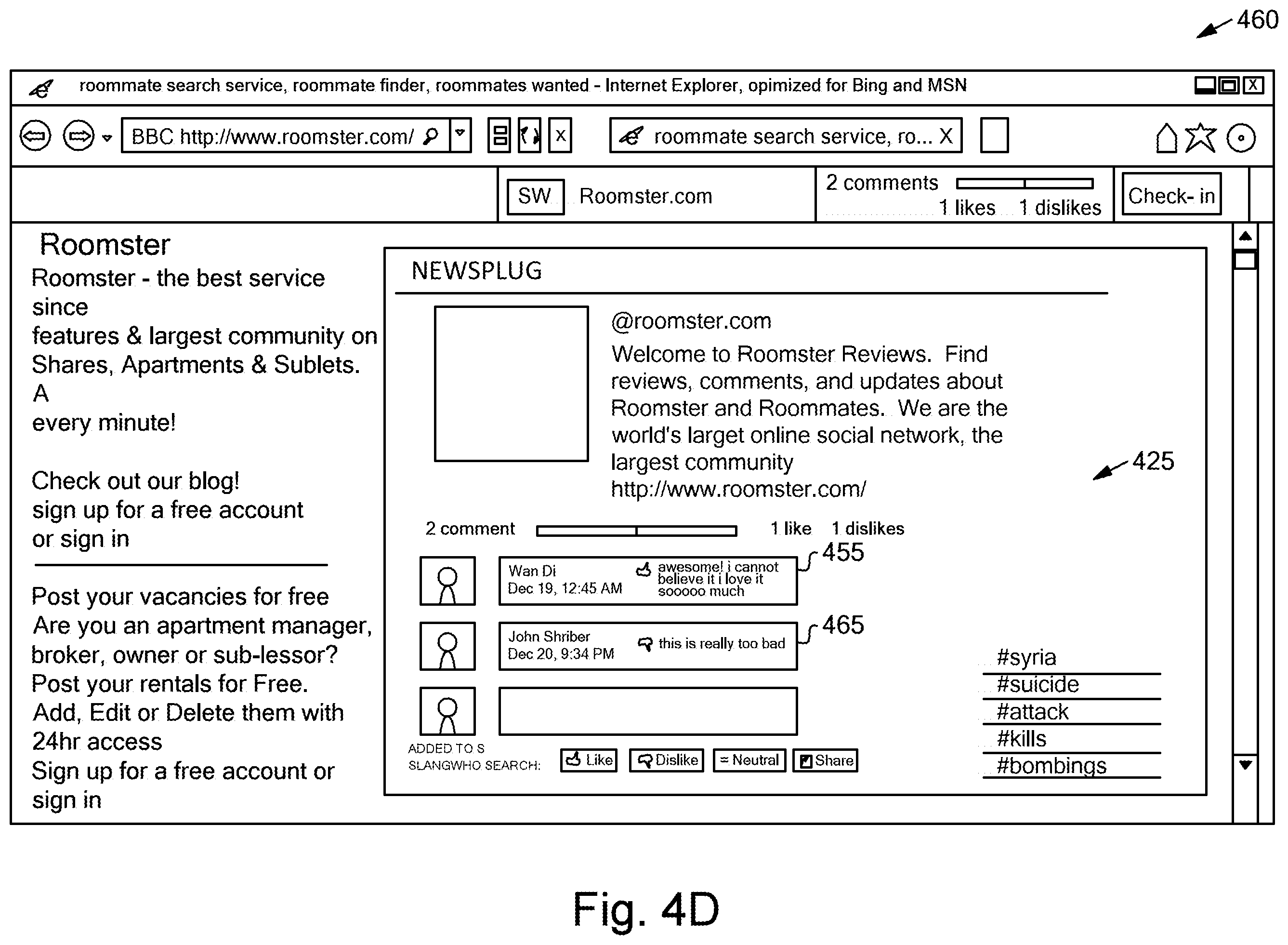 Patent US12361085 Figure 16 – Geographic location based feed