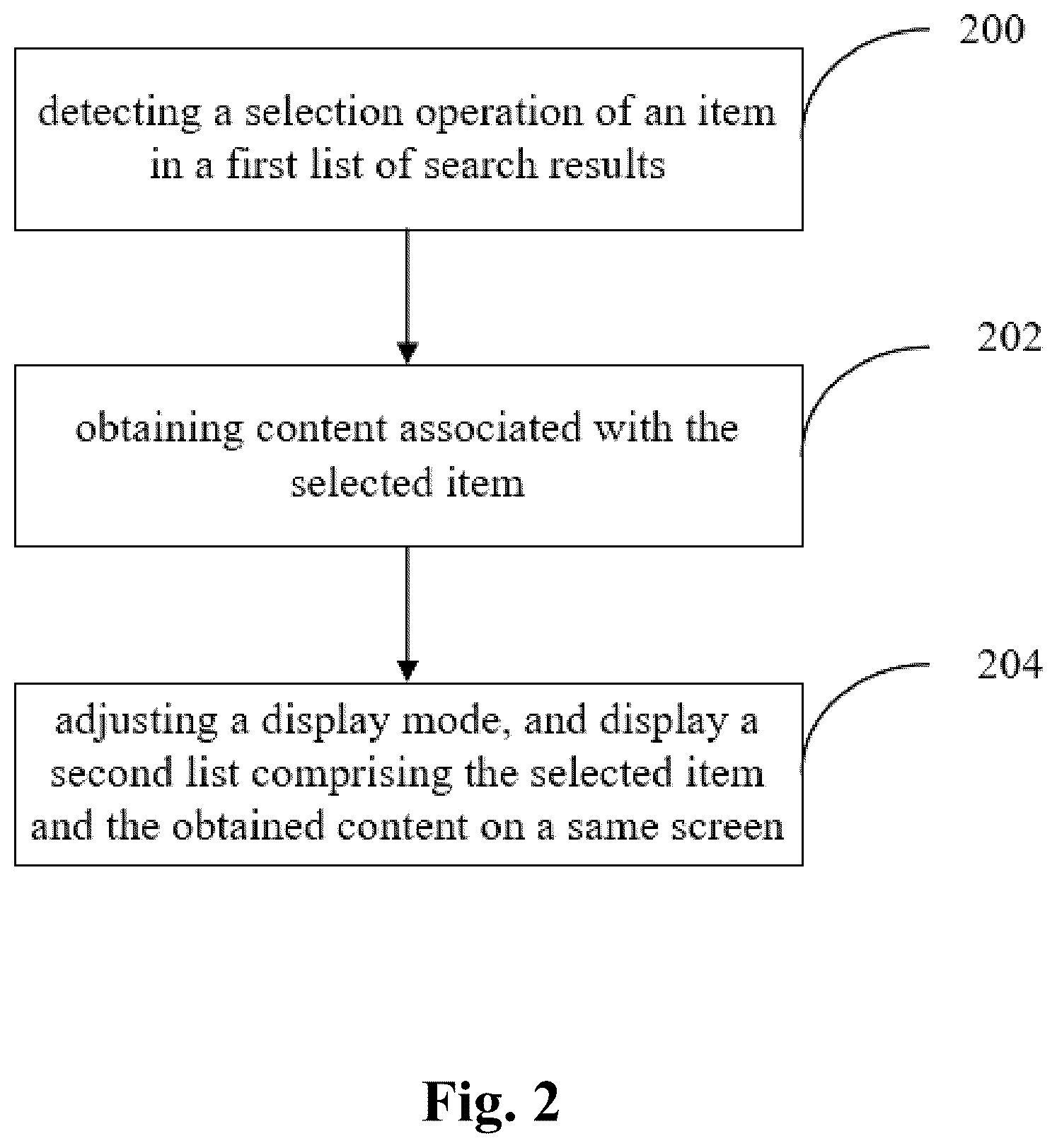 Patent US12361087 Figure 2 – Content display adjustment