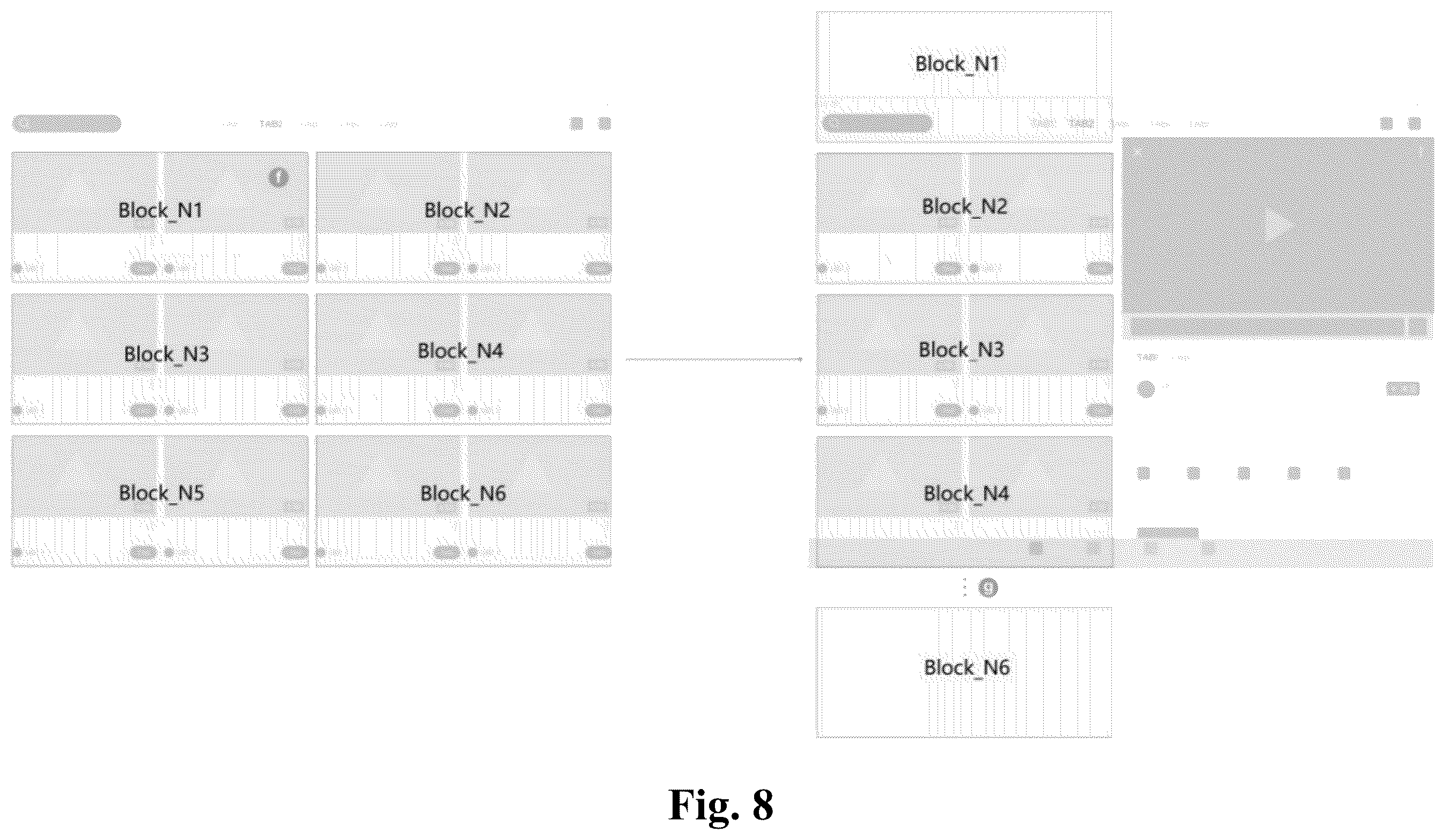 Patent US12361087 Figure 8 – Content display adjustment