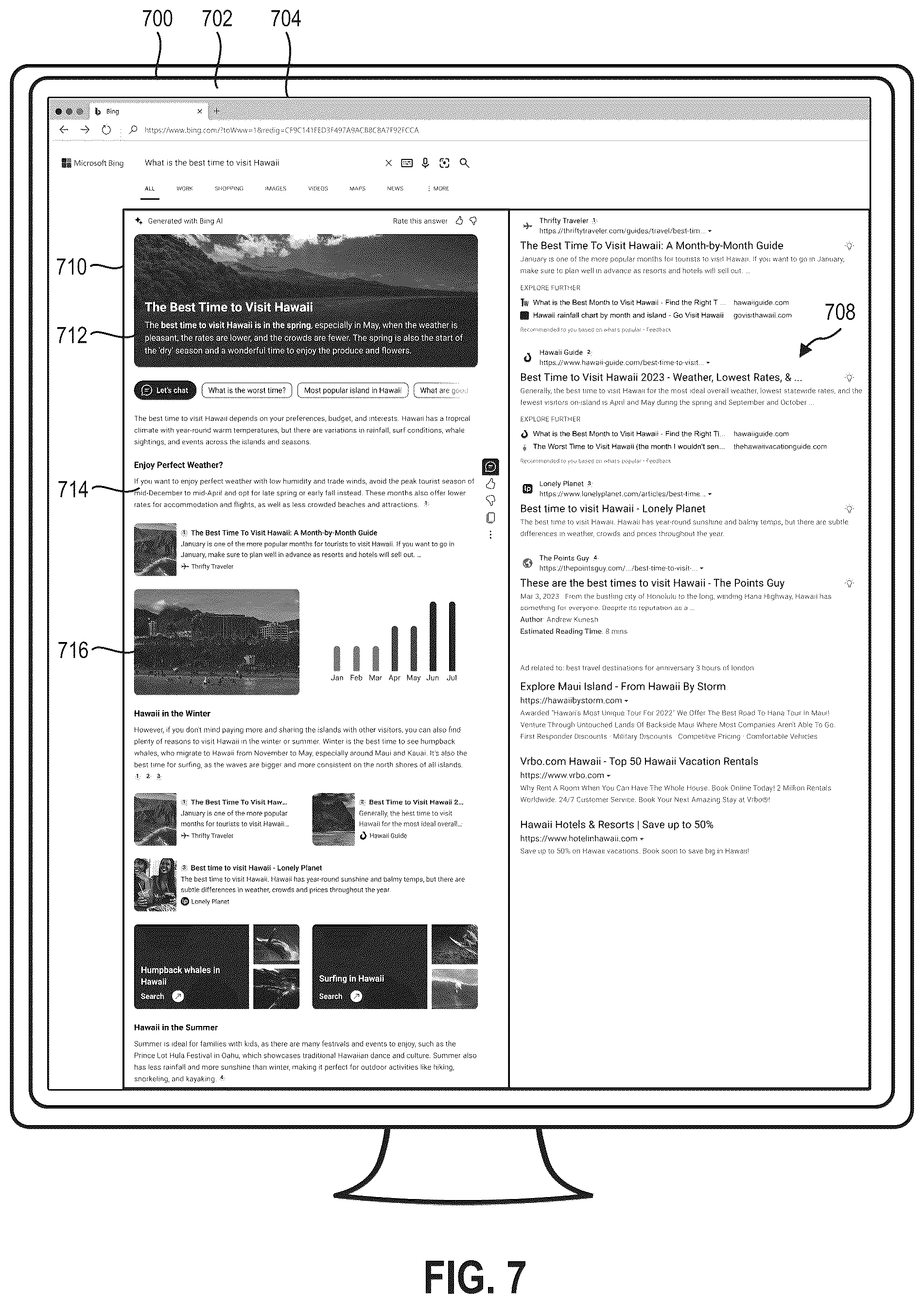 Patent US12361089 Figure 10 – Generative search engine results documents