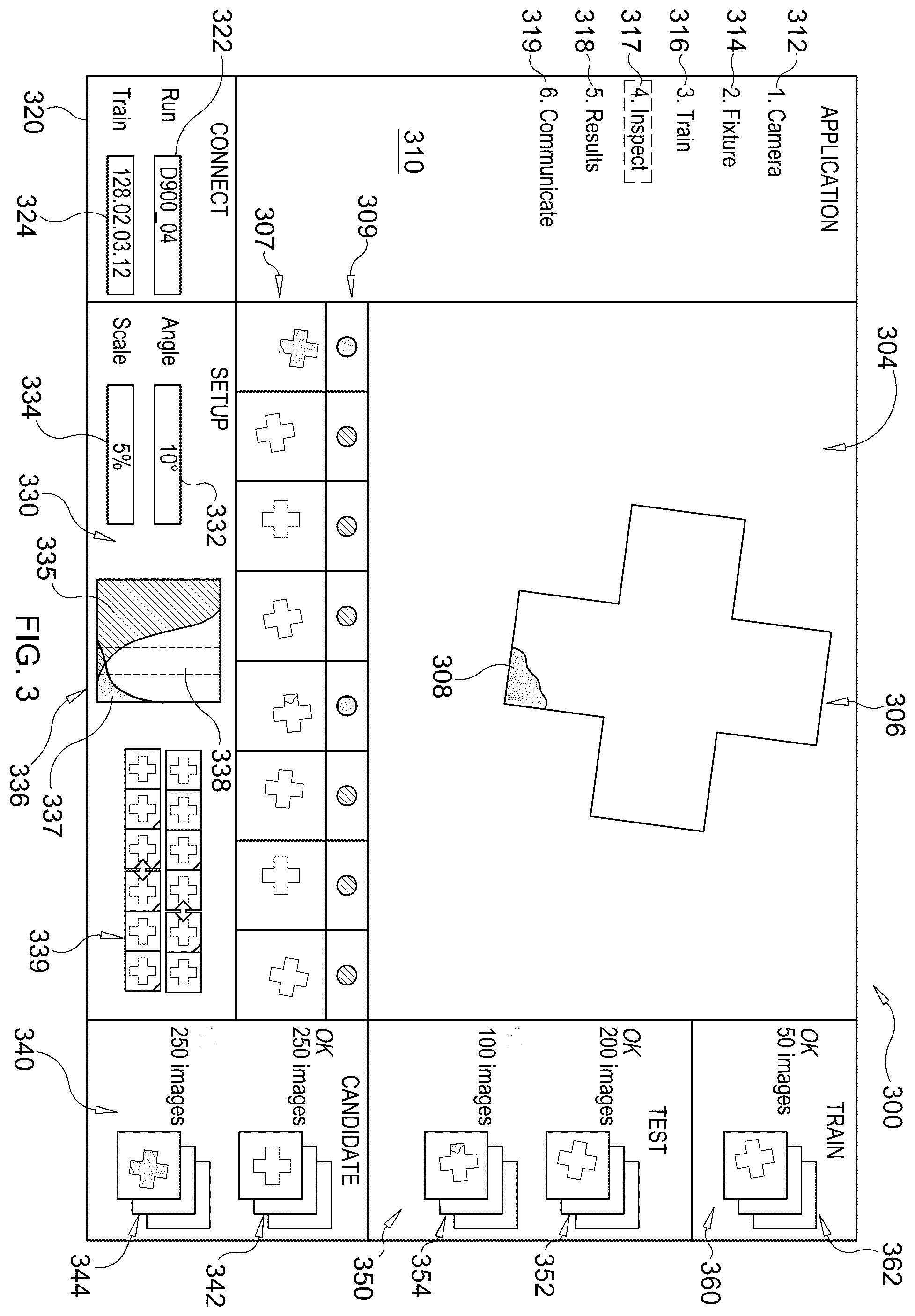 Patent US12361100 Figure 3 – System and method for applying deep learning tools to machine vision and interface for the same
