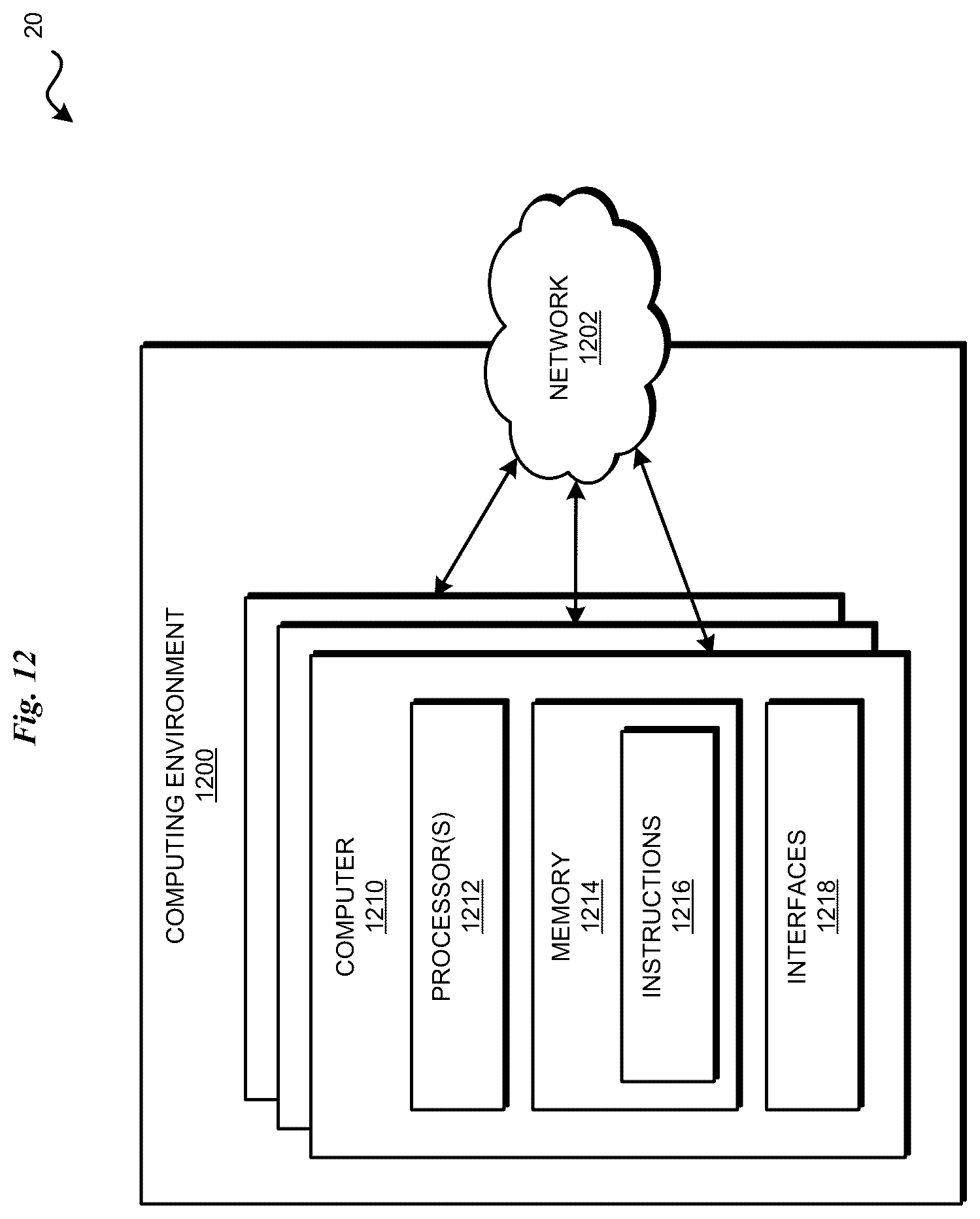 Patent US12361109 Figure 12 – Authentication with dynamic user identification