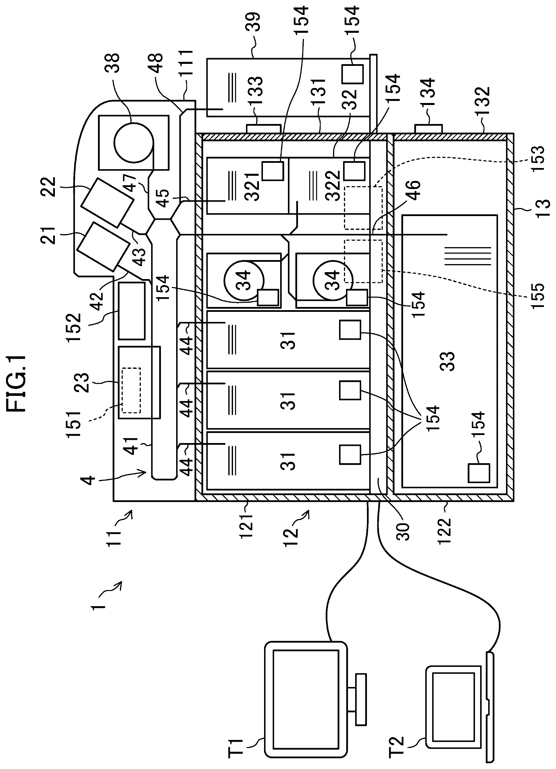 Patent US12361113 — Medium handling apparatus — Figure 1