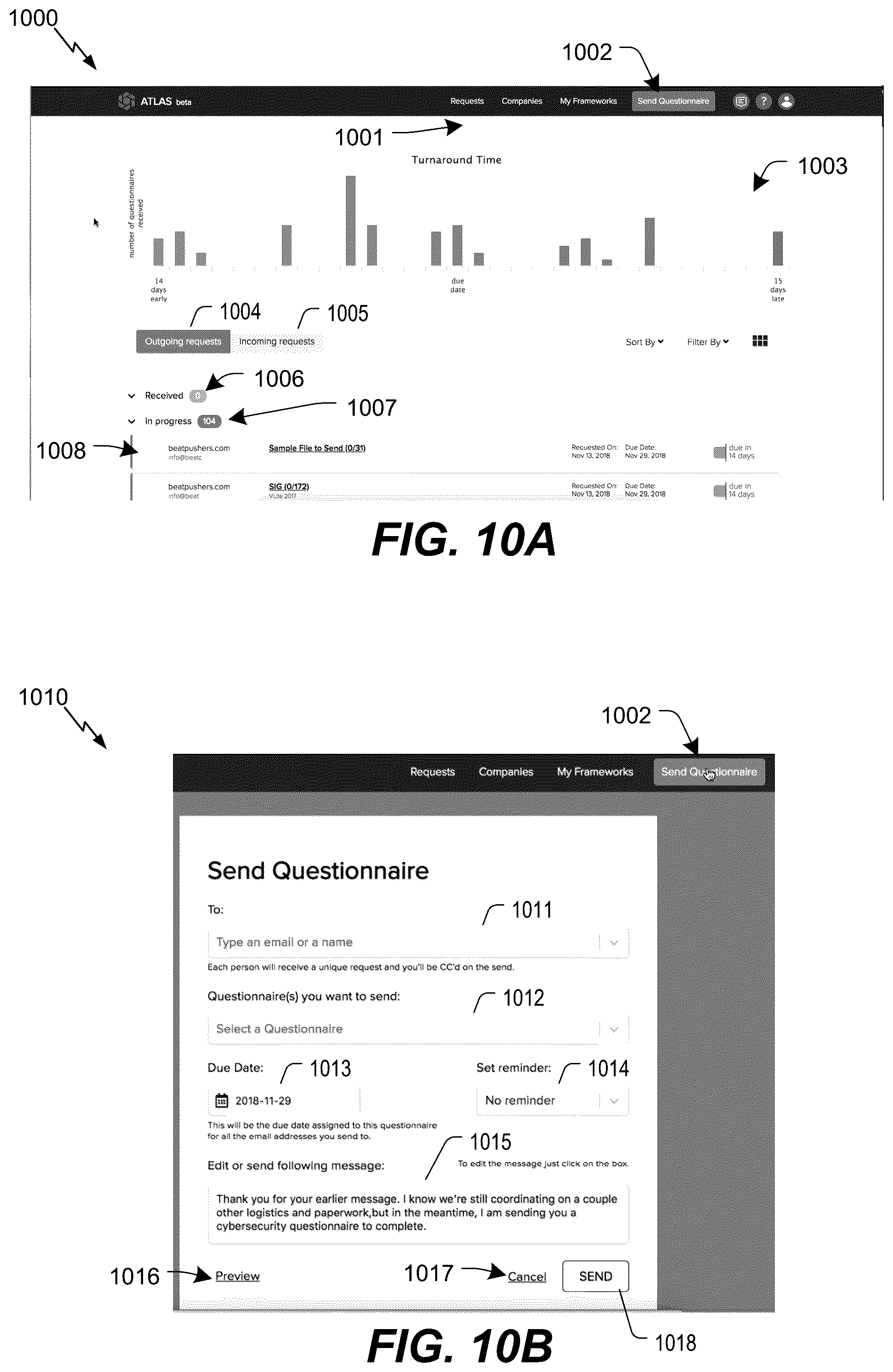 Patent US12361135 Figure 12 – Inquiry response mapping for determining a cybersecurity risk level of an entity