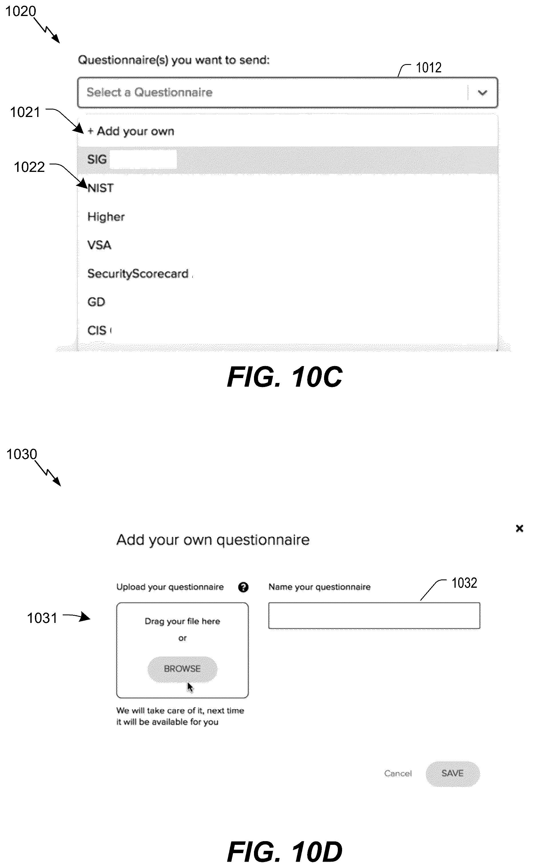 Patent US12361135 Figure 13 – Inquiry response mapping for determining a cybersecurity risk level of an entity