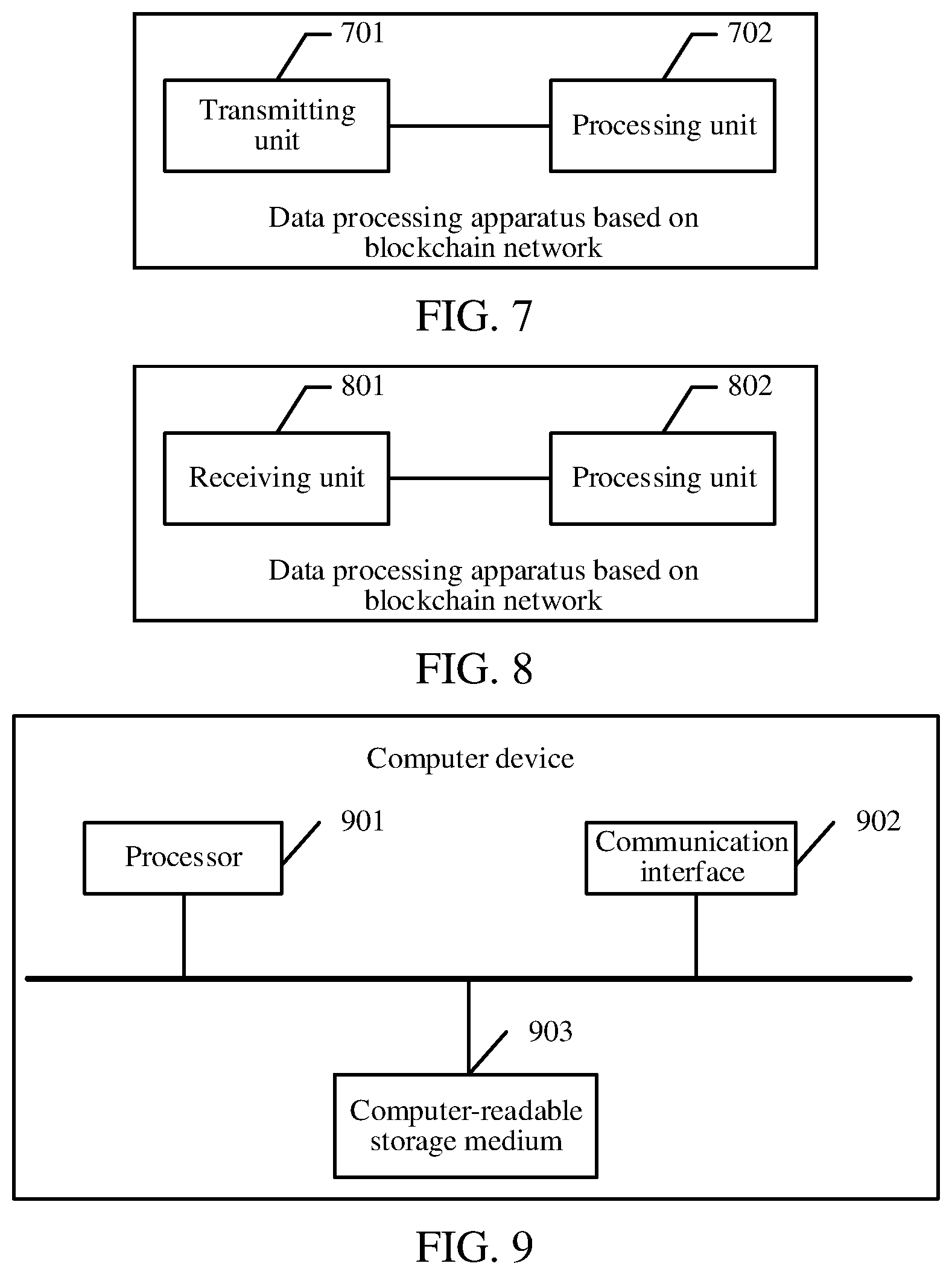 Patent US12361150 Figure 8 – Data processing method and apparatus based on blockchain network, device, and storage medium