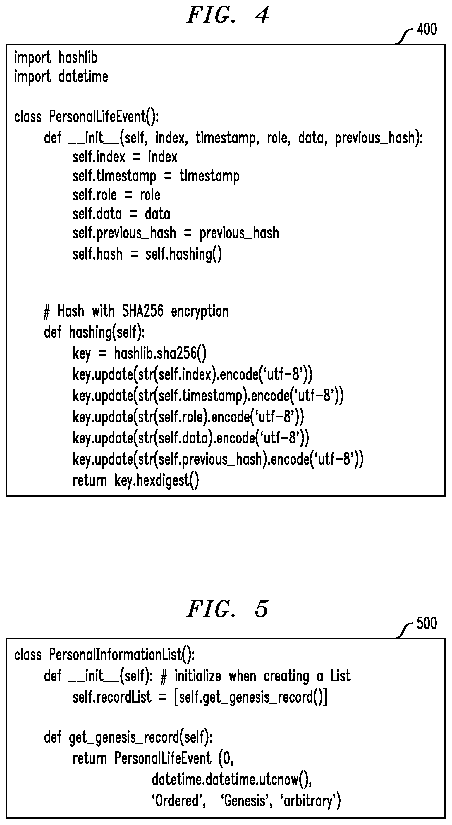 Patent US12361159 Figure 4 – Generating and processing personal information chains using machine learning techniques
