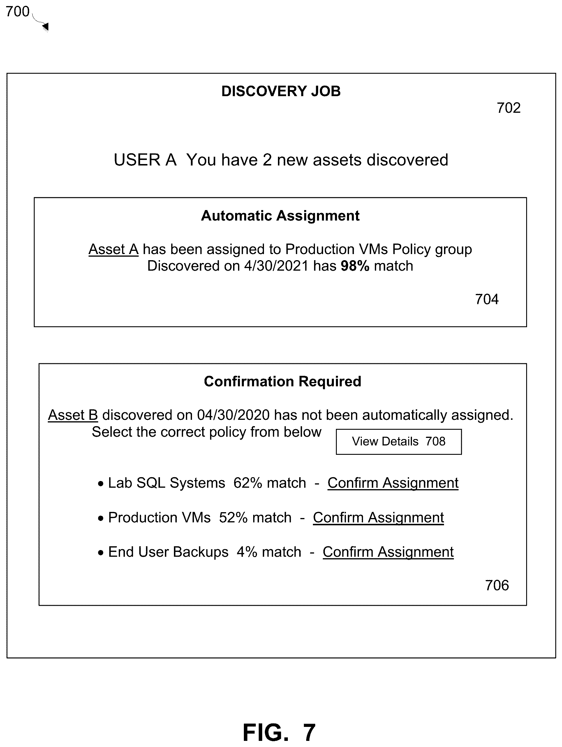 Patent US12361168 Figure 7 – Automatically creating data protection roles using anonymized analytics