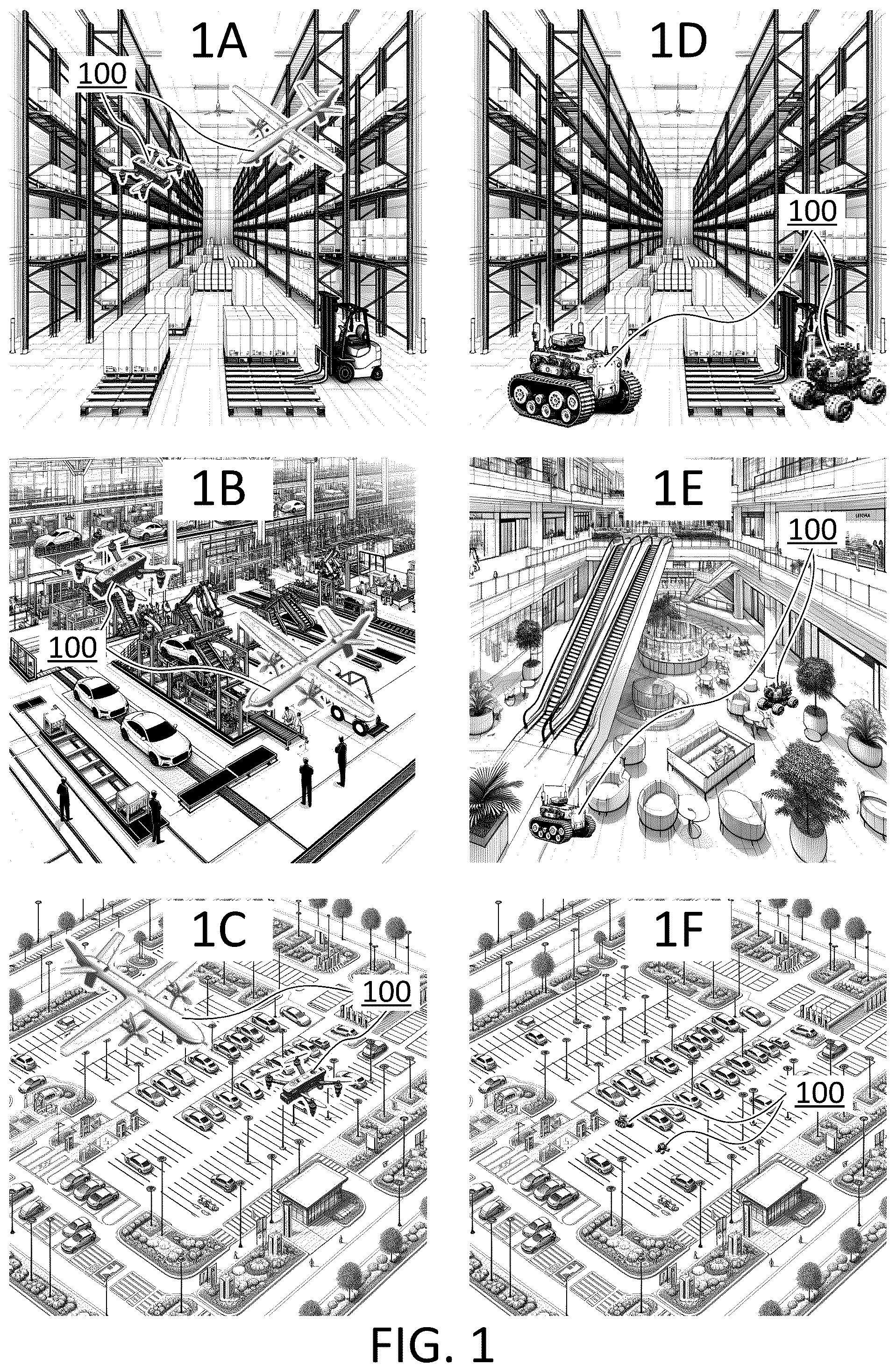 Patent US12361187 Figure 1 – System, method and computer program product for region specific simultaneous localization and mapping