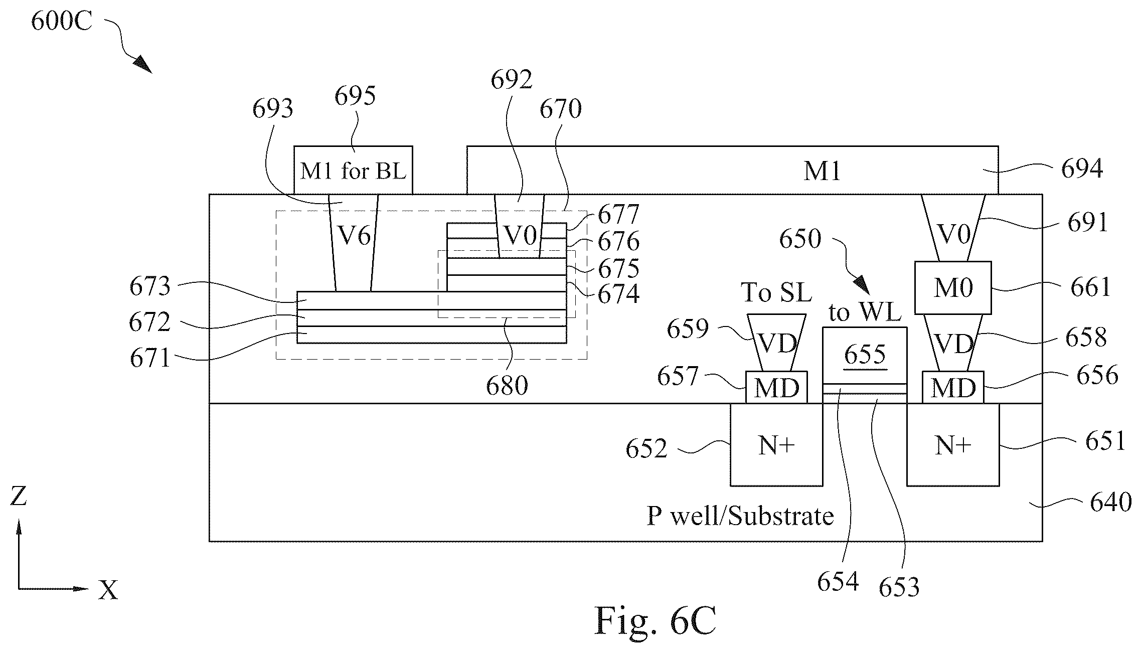 Patent US12361192 Figure 12 – Memory device, integrated circuit device and method