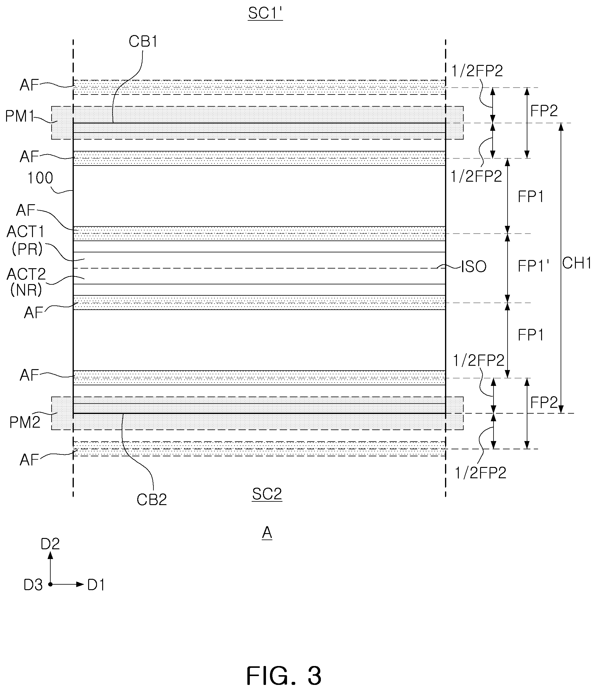Patent US12361193 Figure 3 – Semiconductor device and method of manufacturing the same