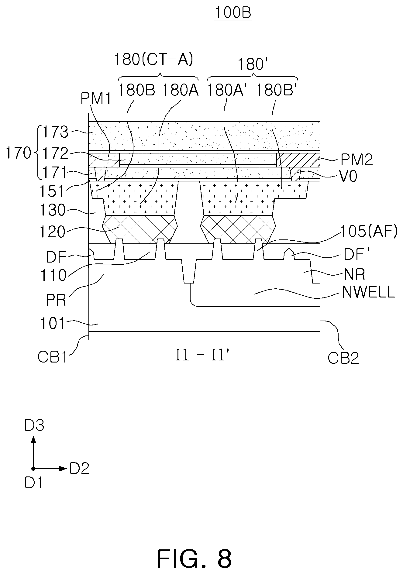 Patent US12361193 Figure 12 – Semiconductor device and method of manufacturing the same