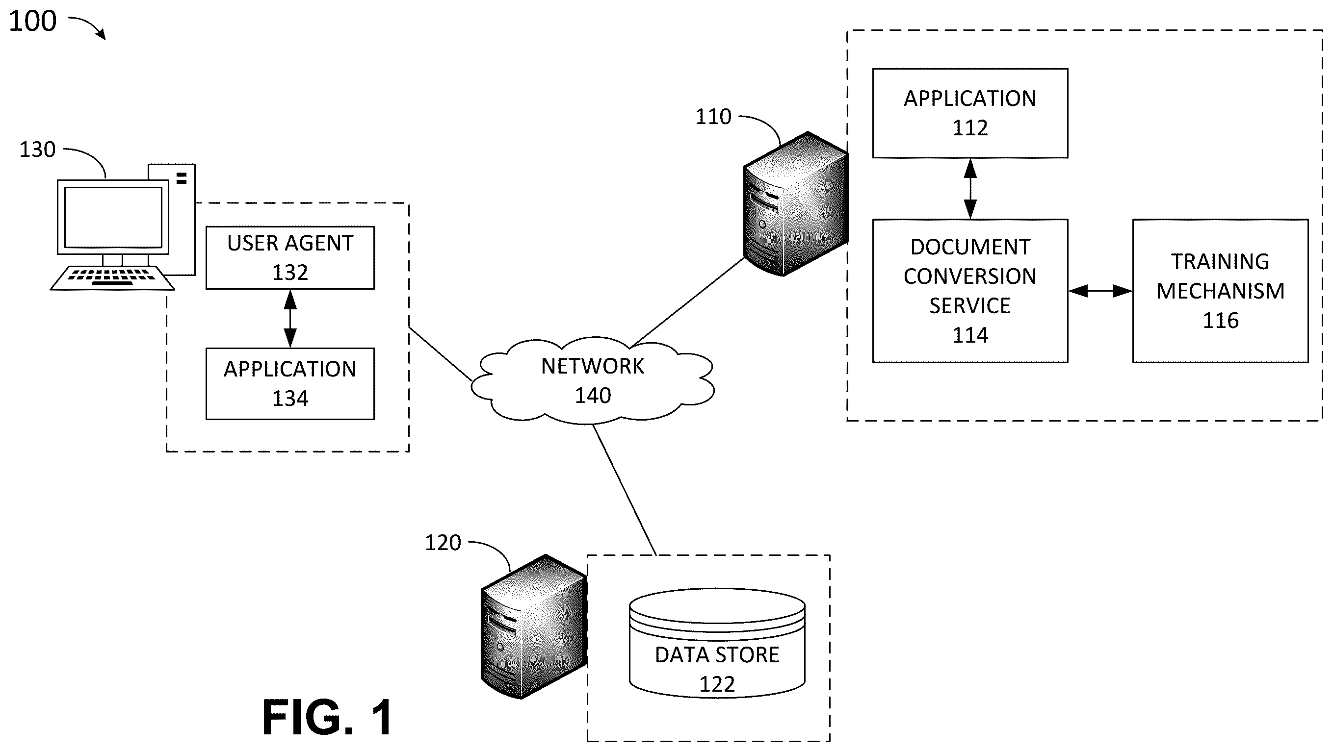 Patent US12361202 Figure 1 – Method and system of generating an editable document from a non-editable document