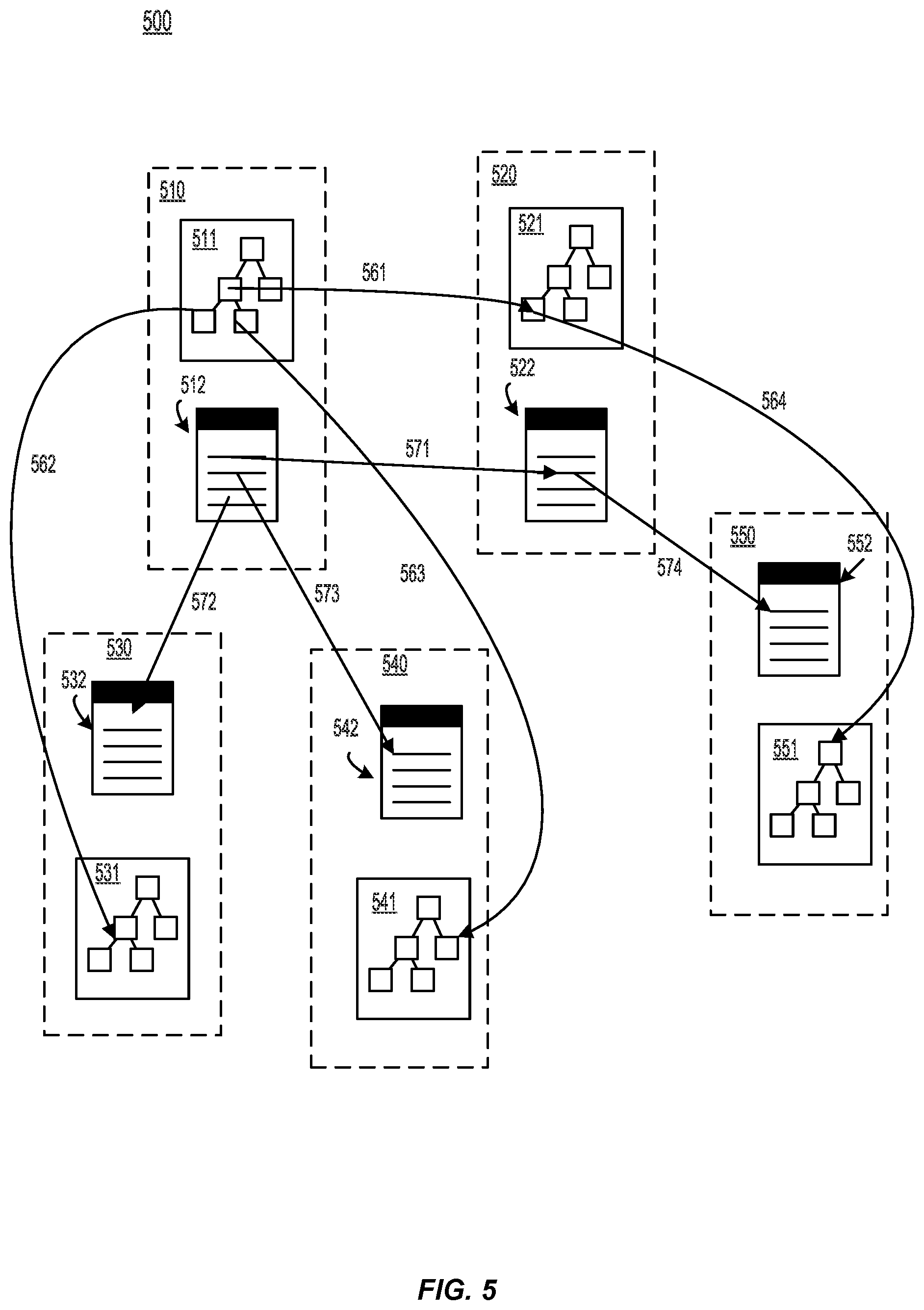 Patent US12361225 Figure 5 – Techniques for generating multi-modal discourse trees