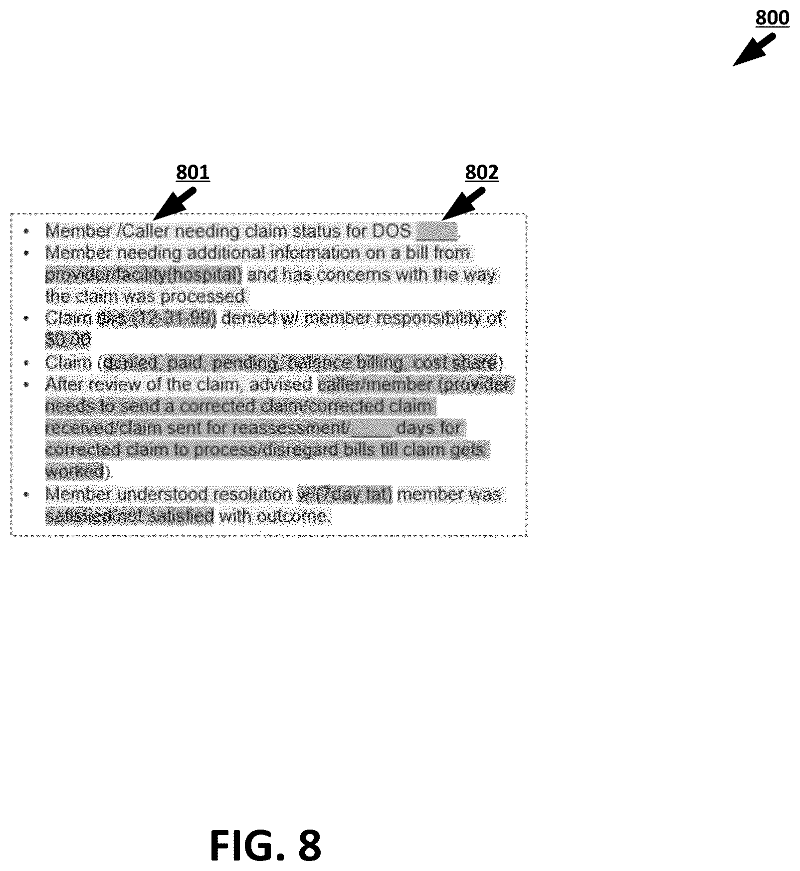 Patent US12361228 Figure 9 – Natural language processing techniques for machine-learning-guided summarization using hybrid class templates