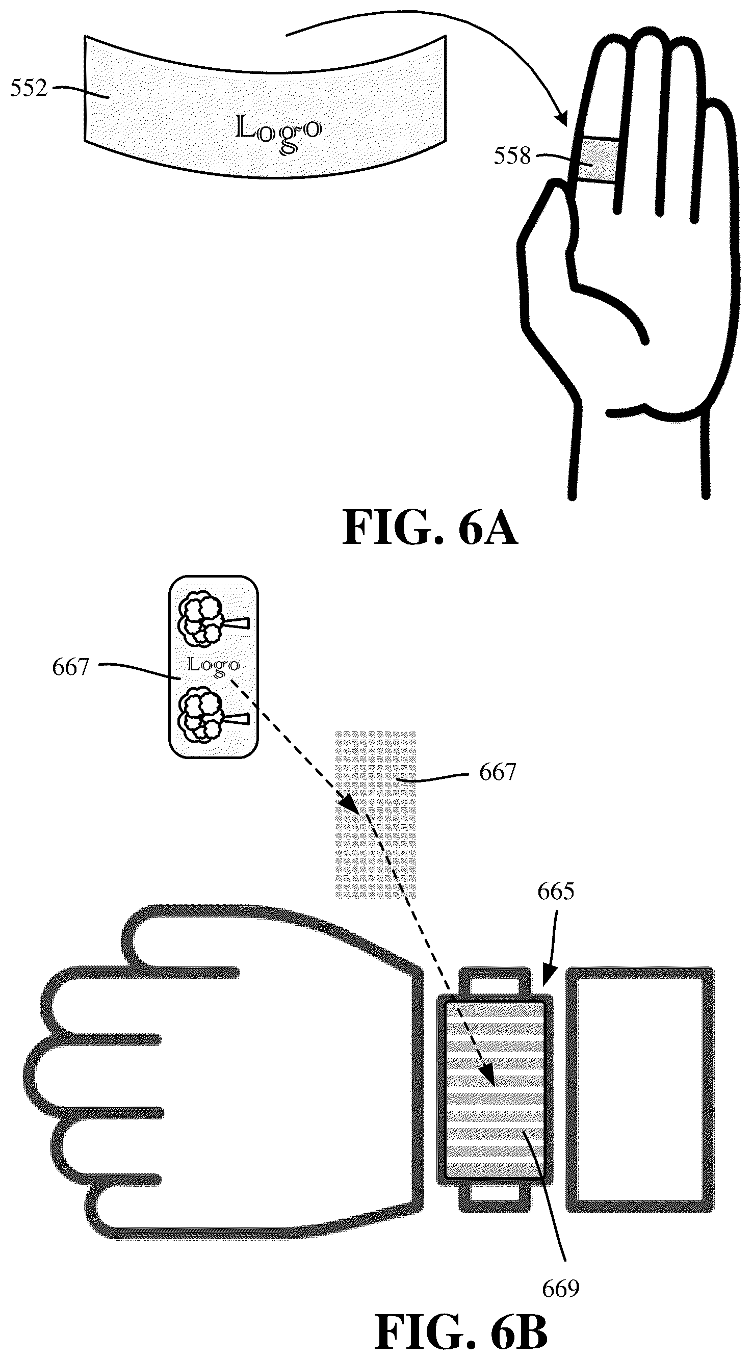 Patent US12361254 Figure 6 – Activation and deactivation detection for a passive wearable metasurface using a segmented ground plane