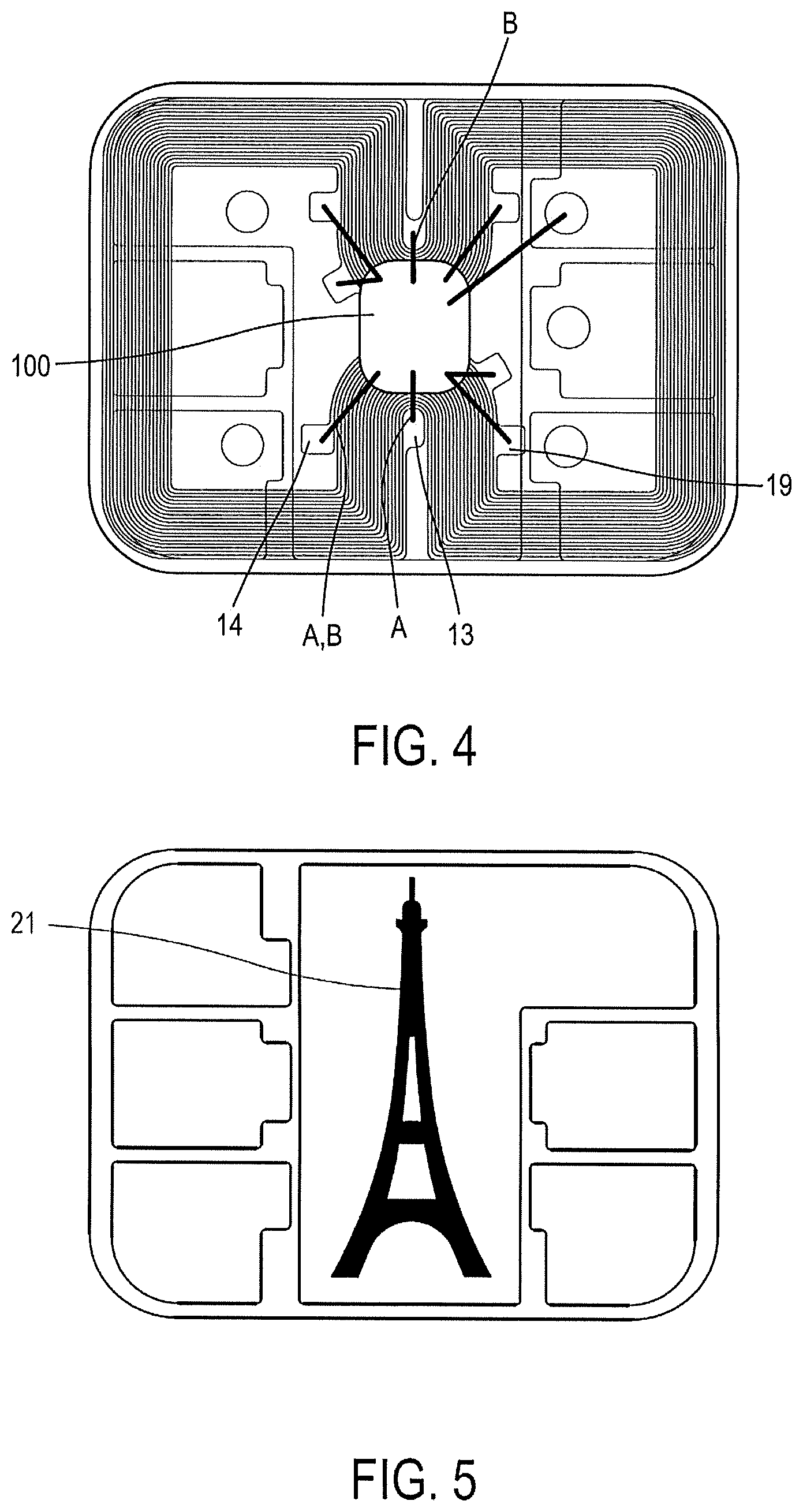 Patent US12361257 Figure 2 – Electrical circuit for a smart card chip module, smart card chip module and method for manufacturing a smart card chip module