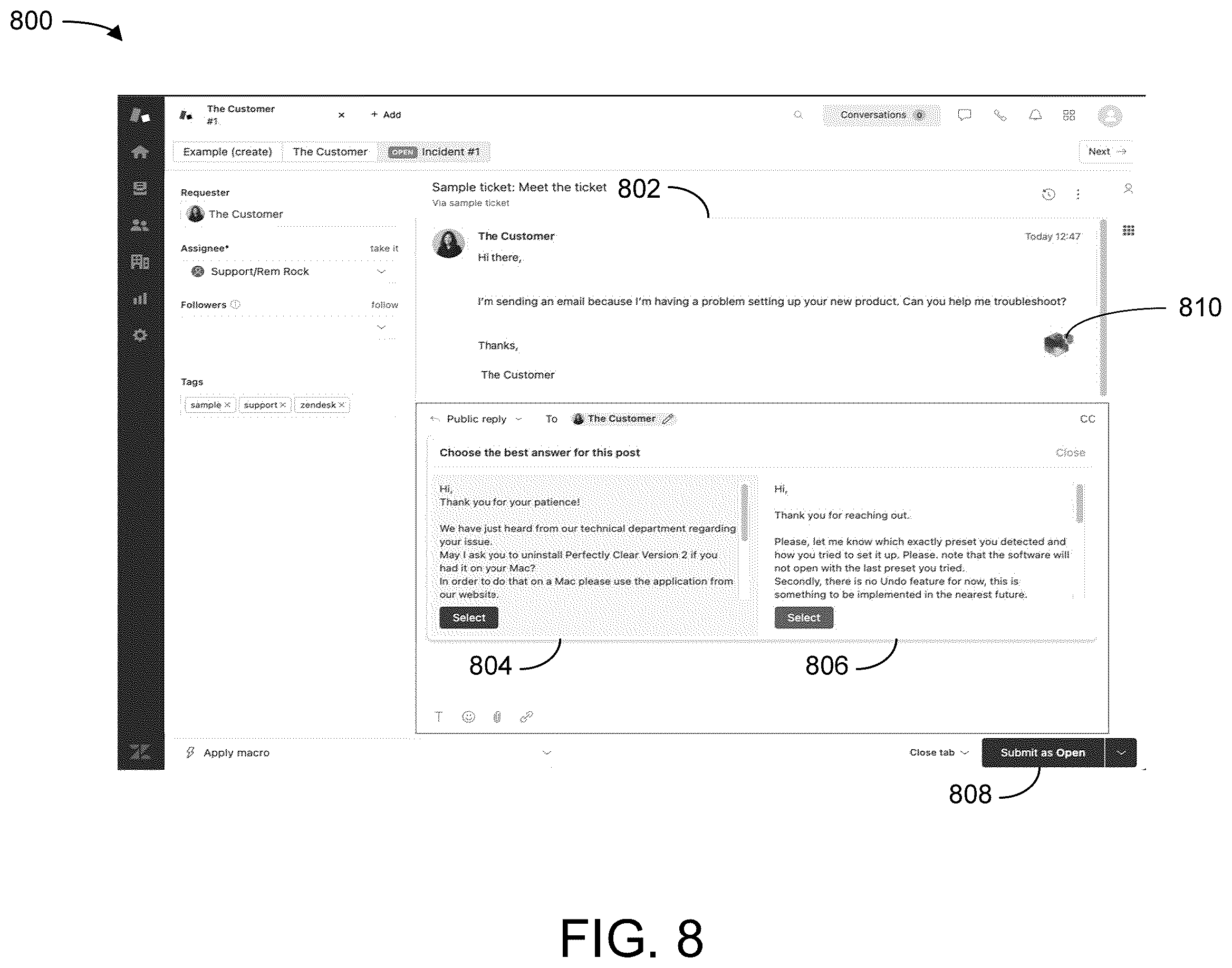 Patent US12361265 Figure 8 – Systems and methods for pre-processing for a multi-model message generation architecture