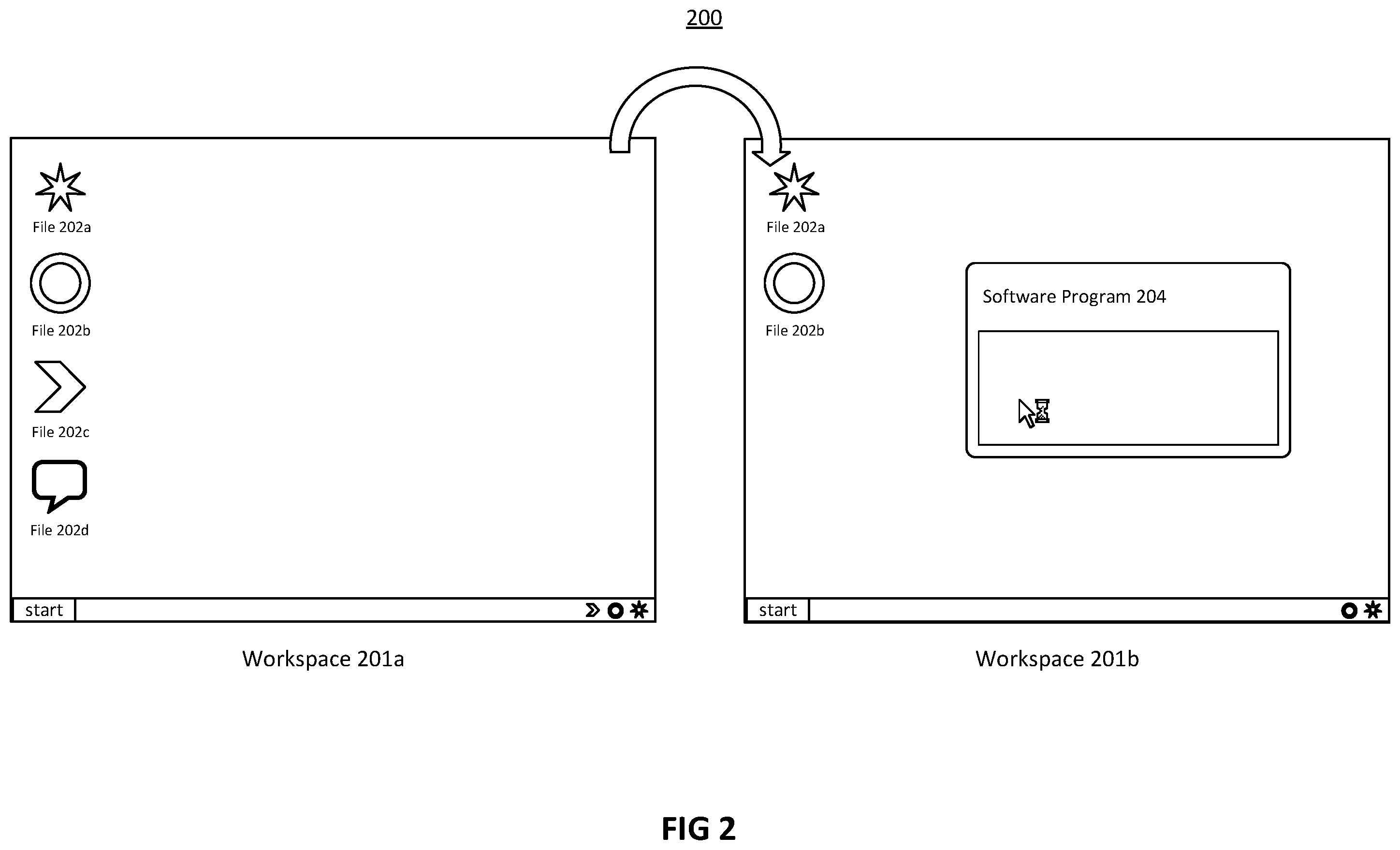 Patent US12361301 Figure 2 – Systems and methods for customizing a user workspace environment using A.I-based analysis
